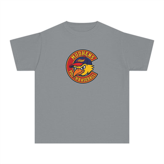 Youth Mudhens Youth Baseball Comfort Colors Garment Dyed T-Shirt