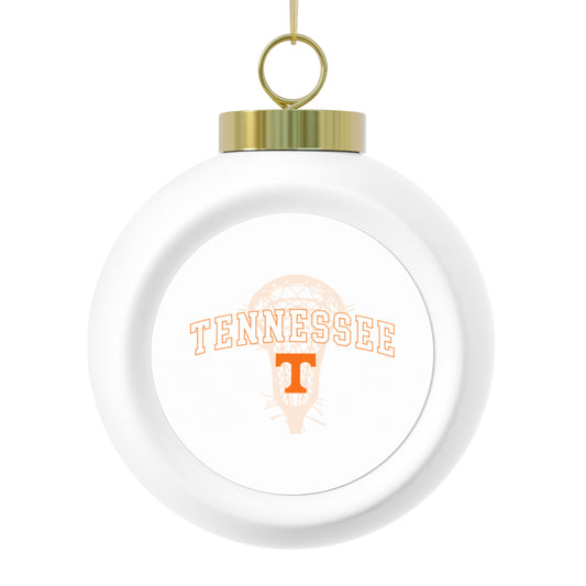 Tennessee Lacrosse Christmas Ball Ornament