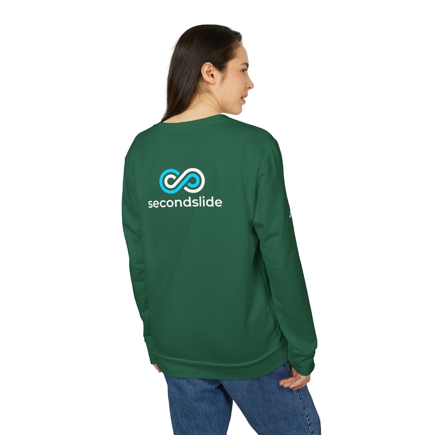 adidas® Unisex Fleece Crewneck Sweatshirt