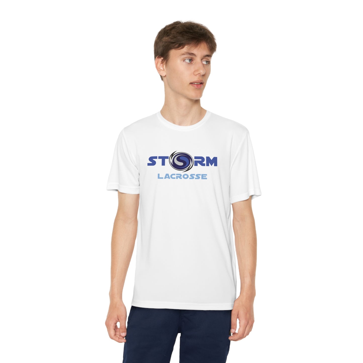 Youth Storm Lacrosse Sport-Tek Performance Tee