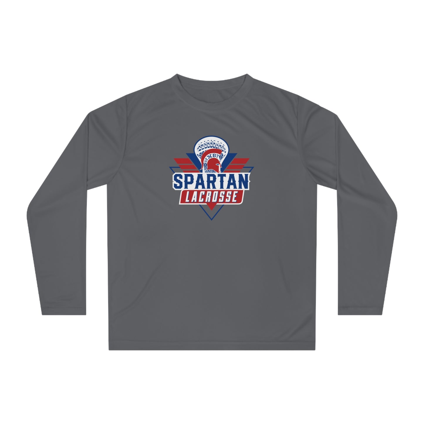 Adult Bixby Spartan Lacrosse Team 365 Performance Long Sleeve