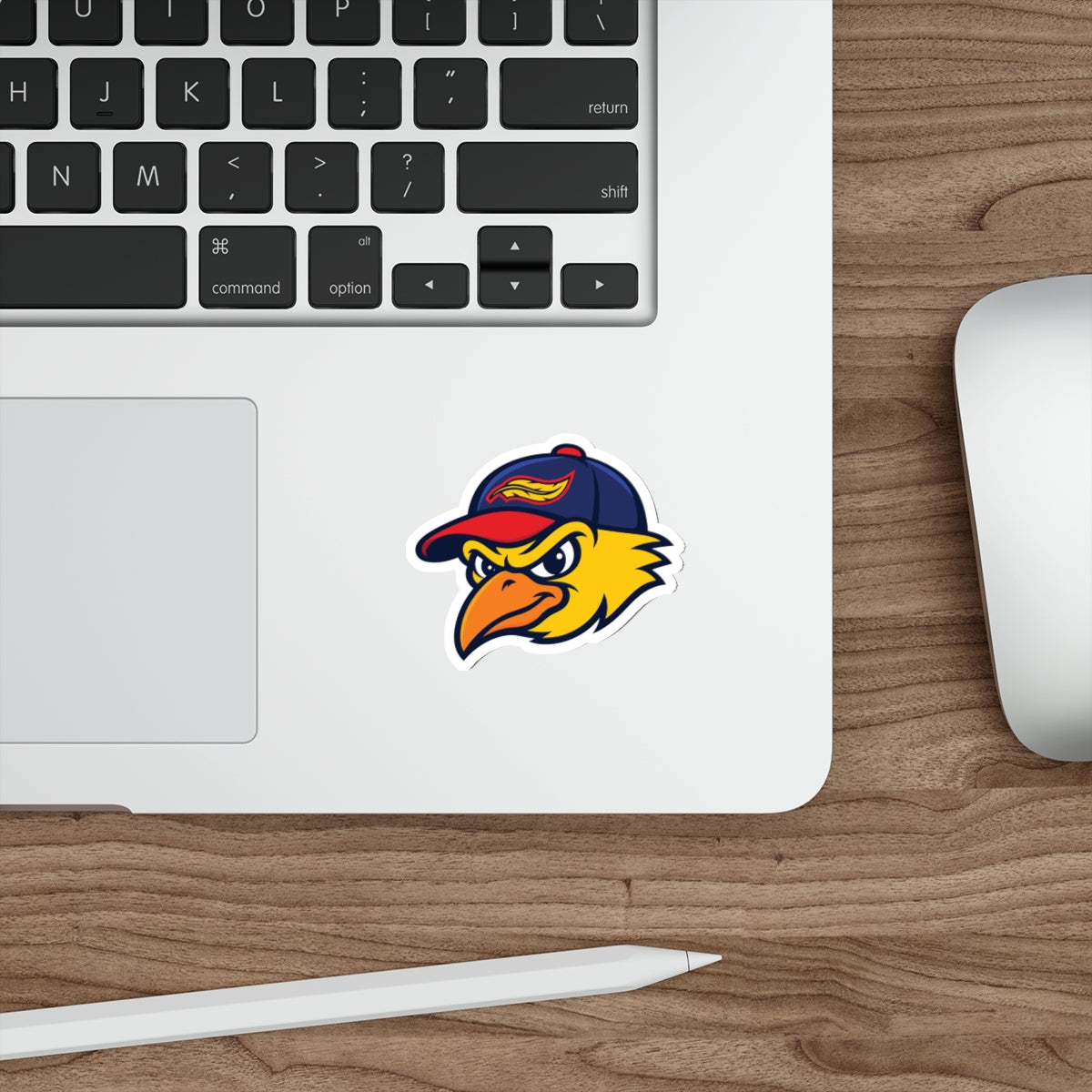 Mudhens Baseball Die Cut Stickers
