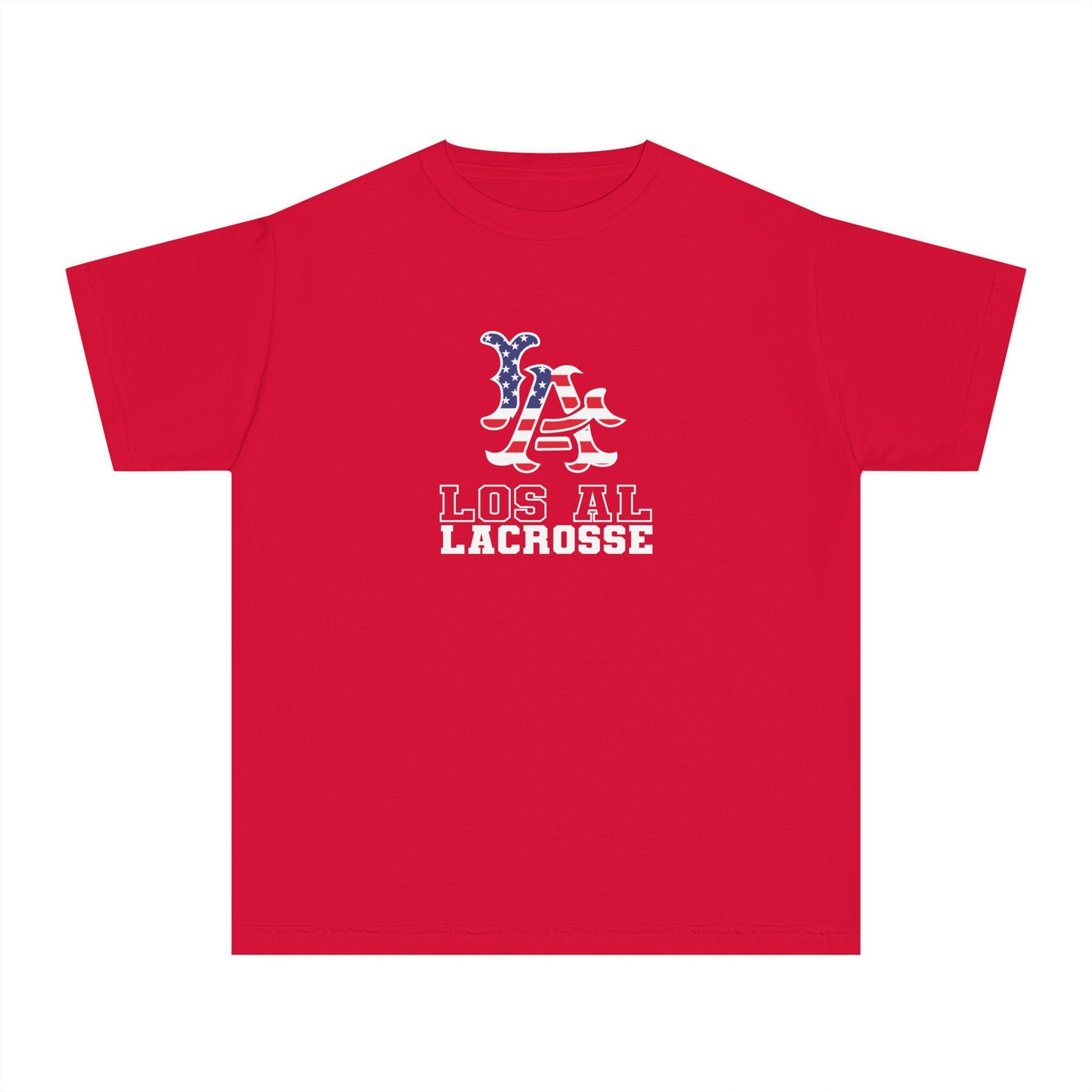 Youth LA Lacrosse Garment Dyed T-Shirt