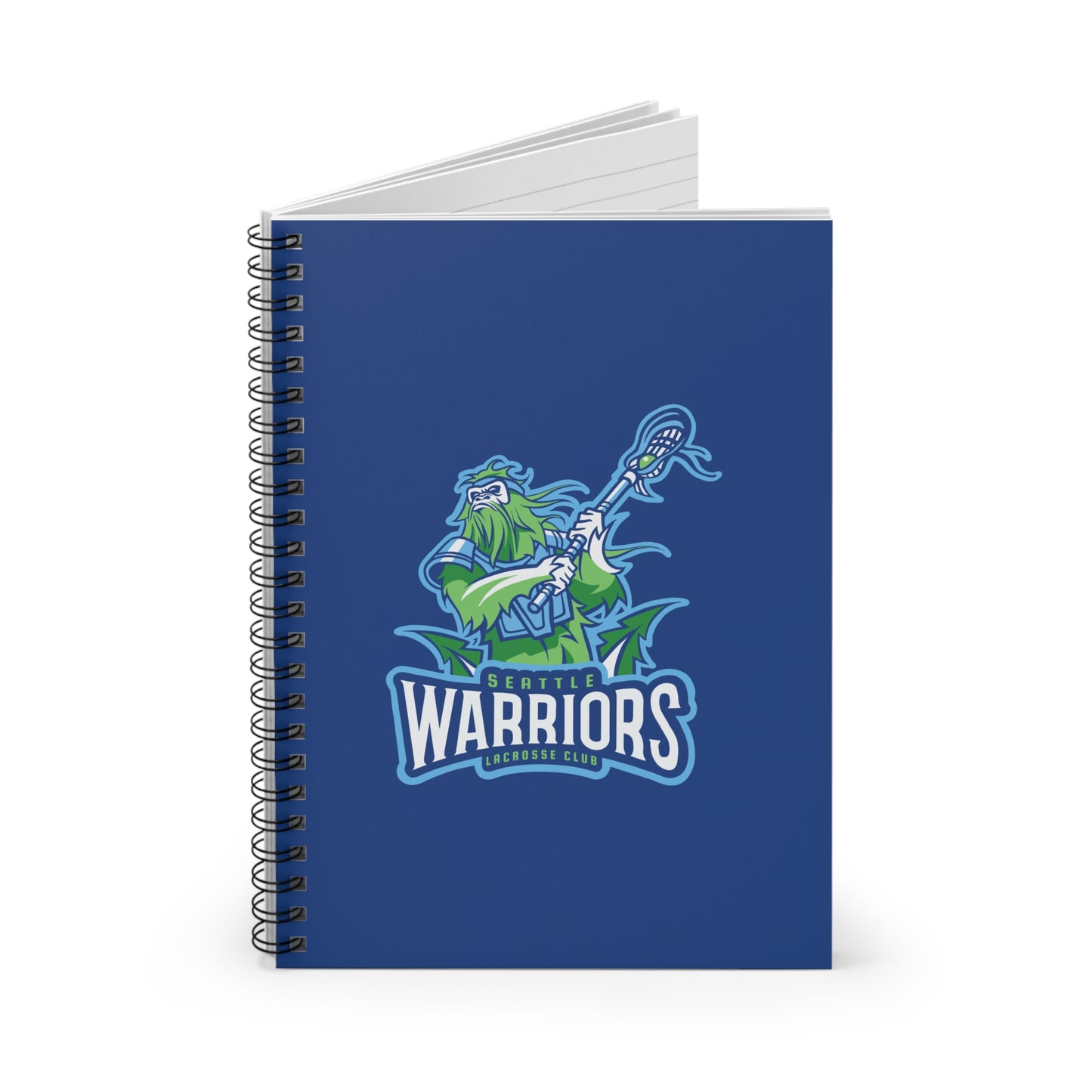 Seattle Warriors Lacrosse Spiral Notebook - Ruled Line (8" x 6")