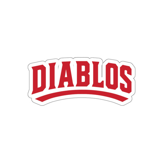 Diablos Baseball Die-Cut Sticker