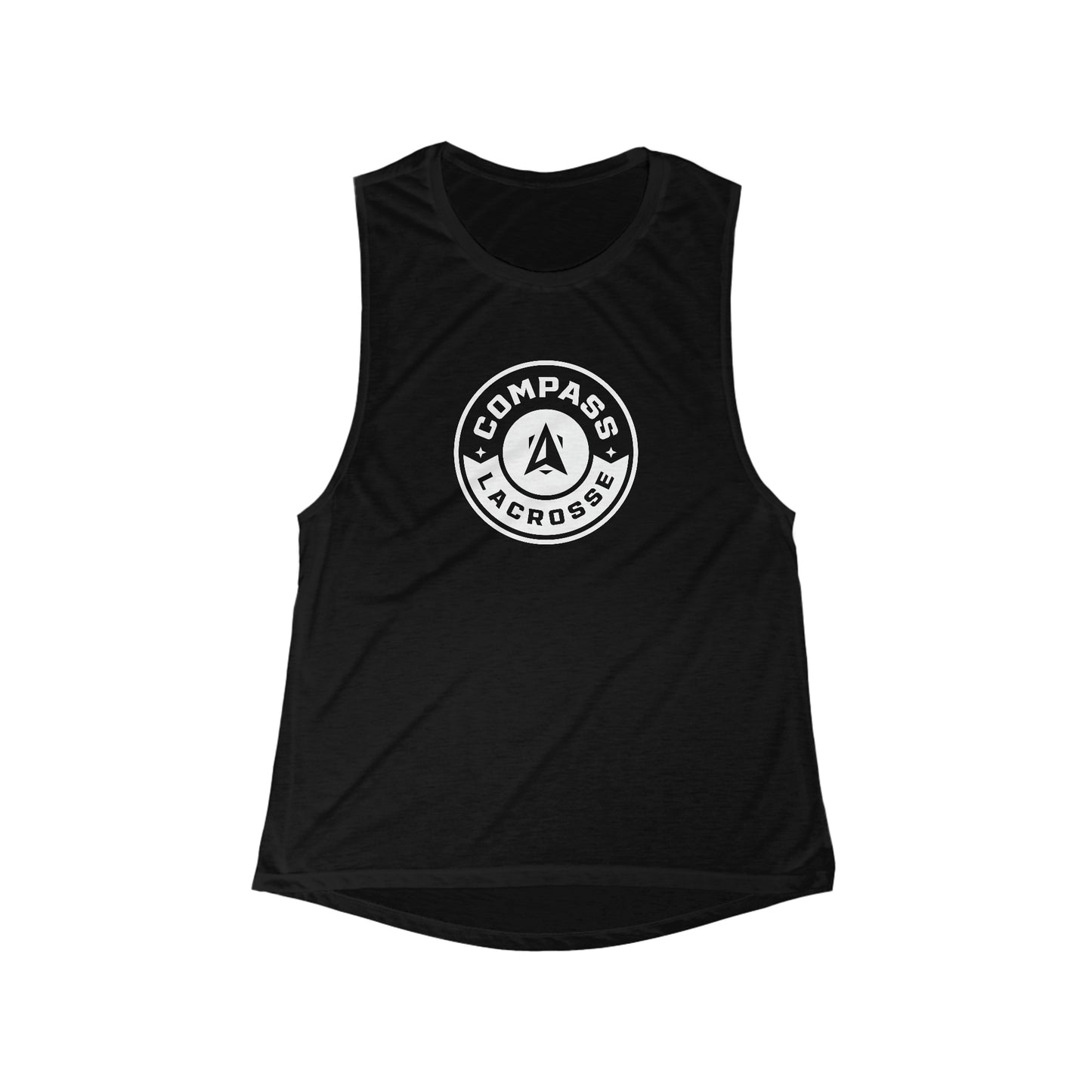 Women's Compass Lacrosse Bella + Canvas Flowy Scoop Sport Tank