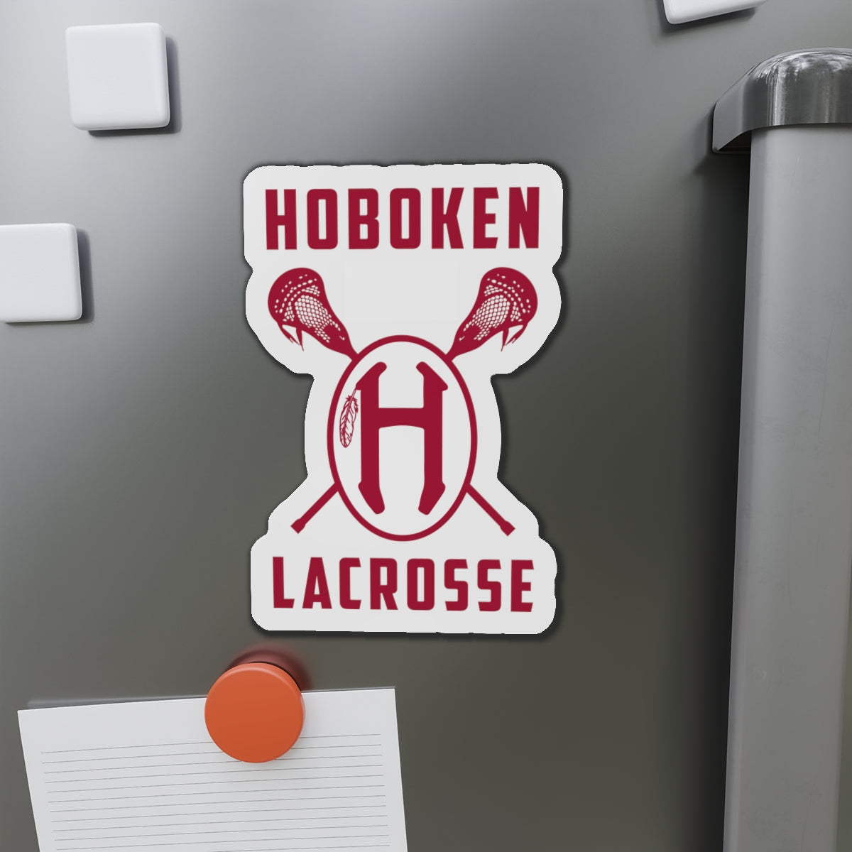 Hoboken Lacrosse Magnet