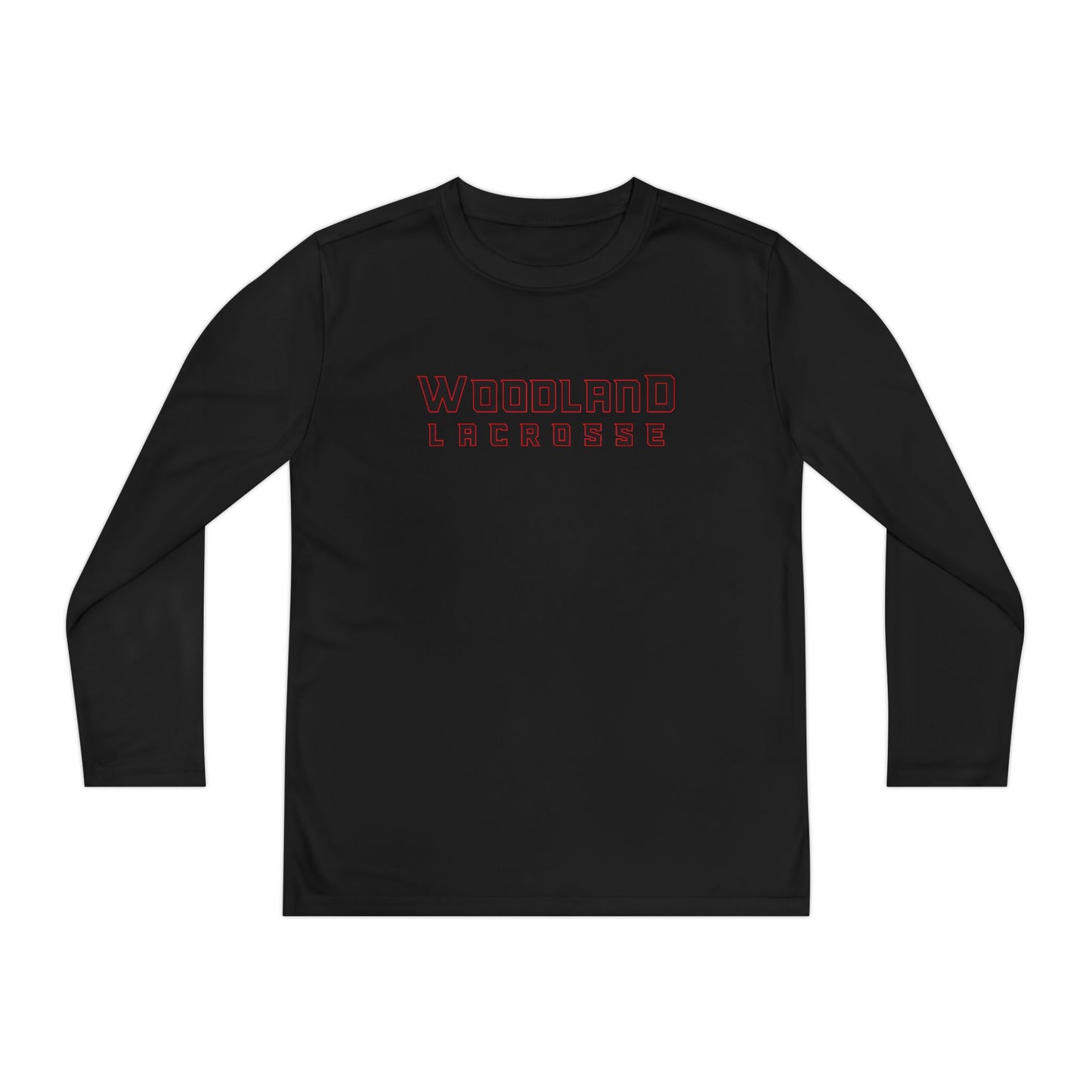 Youth Woodland Lacrosse Sport-Tek Performance Long Sleeve Shirt