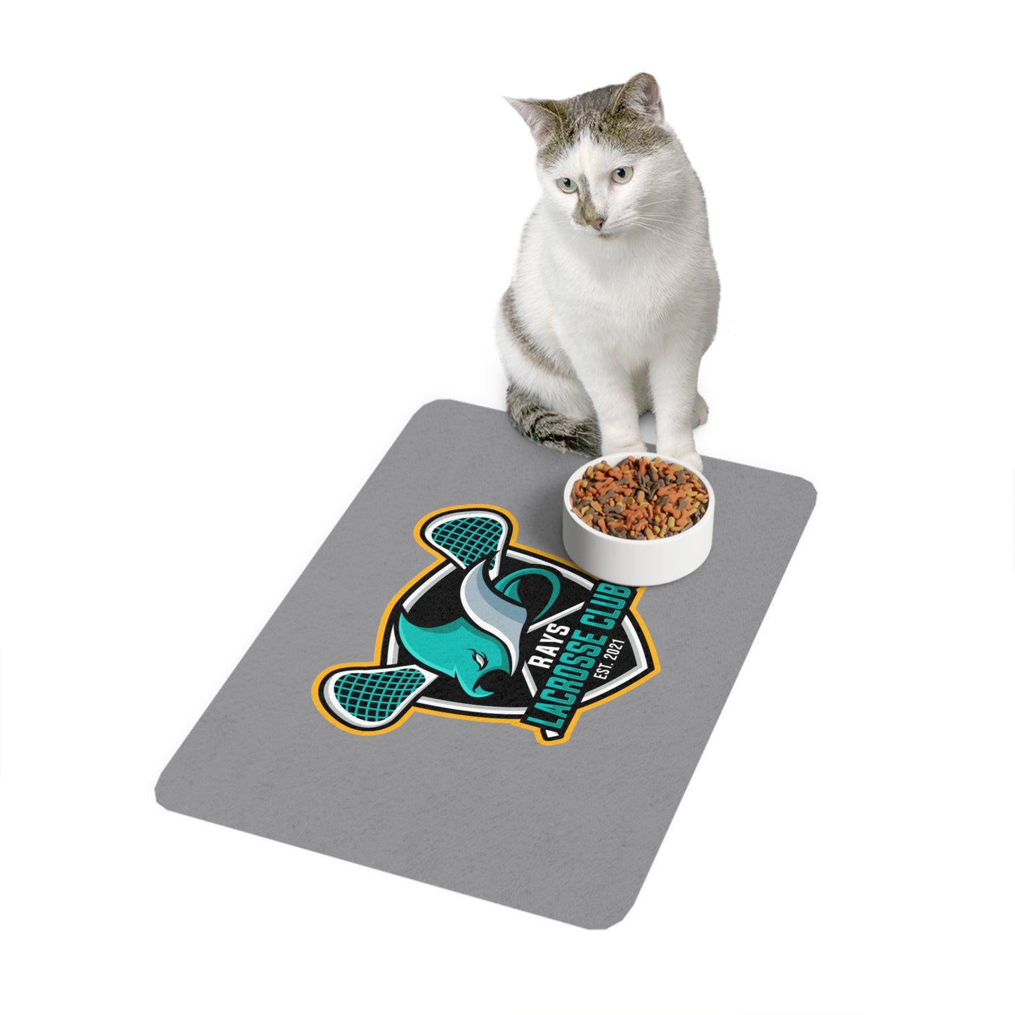 Rays Lacrosse Pet Food Mat (12"x18")