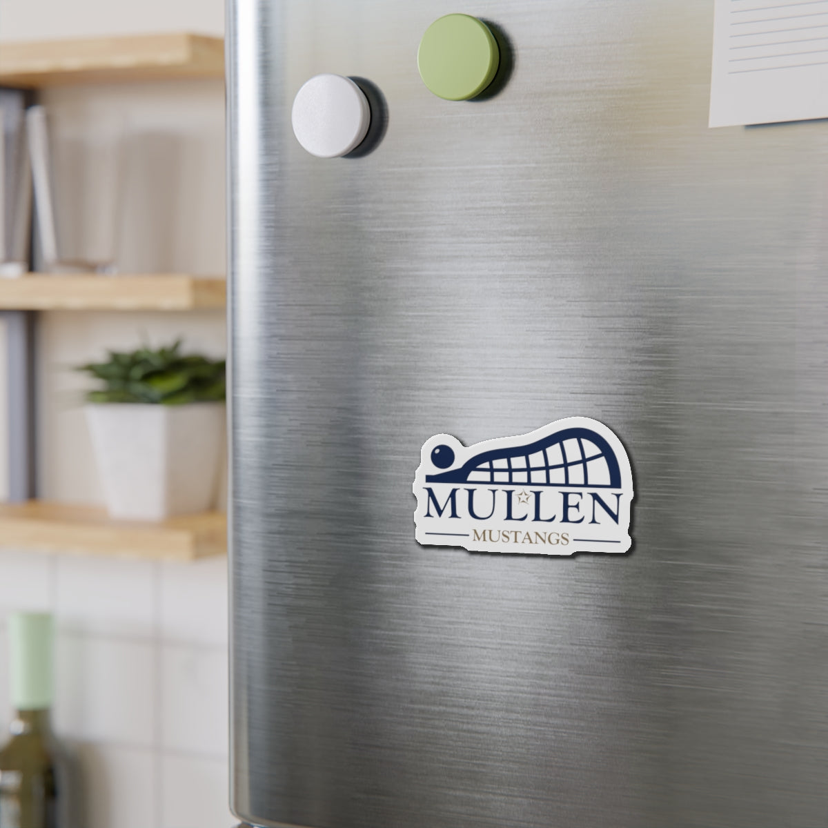Mullen Lacrosse Die-Cut Magnet