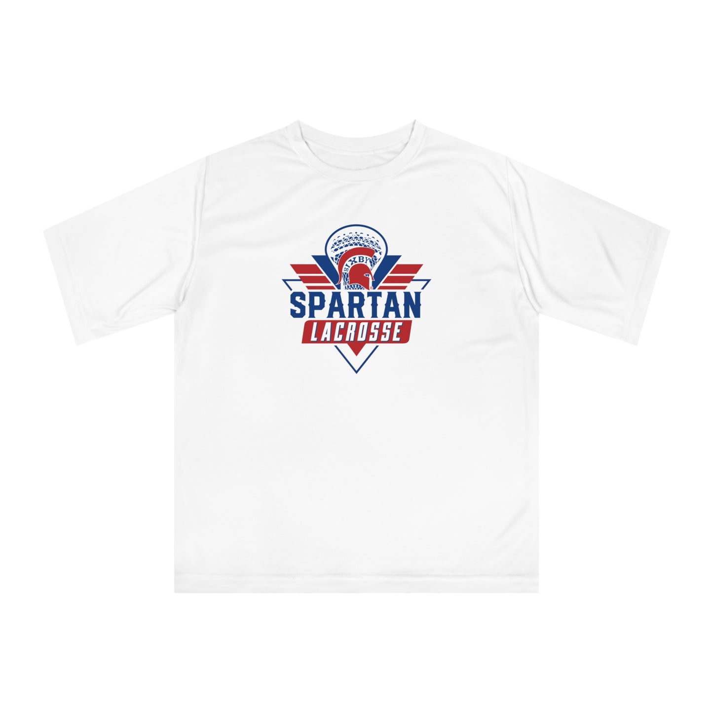 Adult Bixby Spartan Lacrosse Team 365 Performance T-shirt