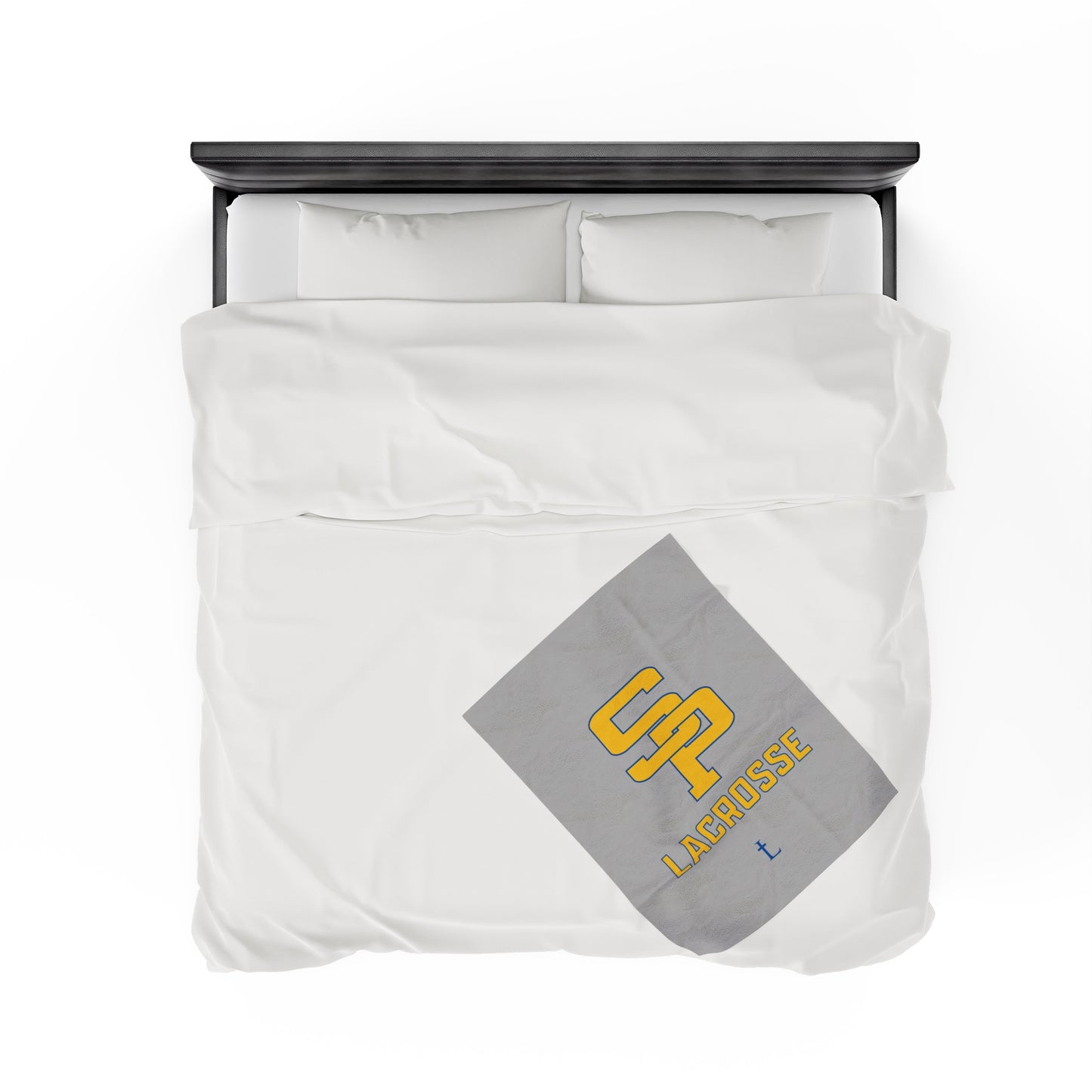 Saint Paul's Lacrosse Velveteen Plush Blanket