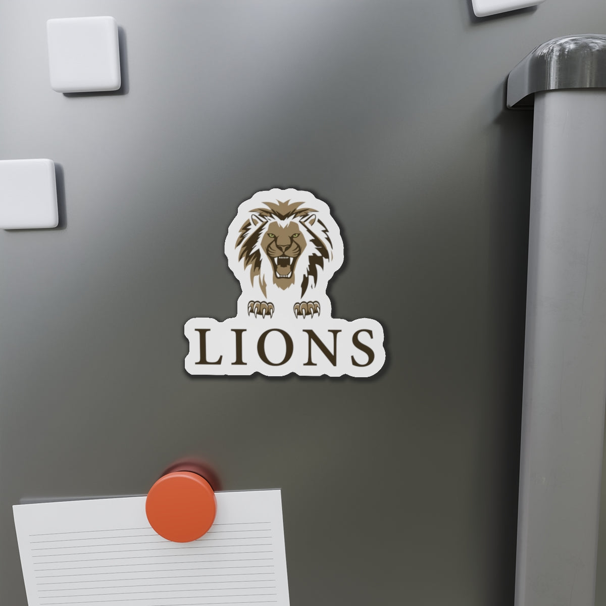 Lions Die-Cut Magnet