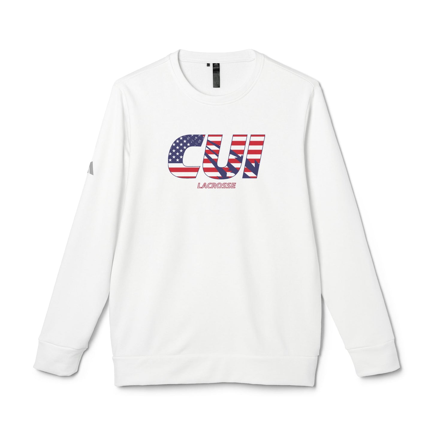 Adult CUI Lacrosse Adidas Fleece Crewneck Sweatshirt