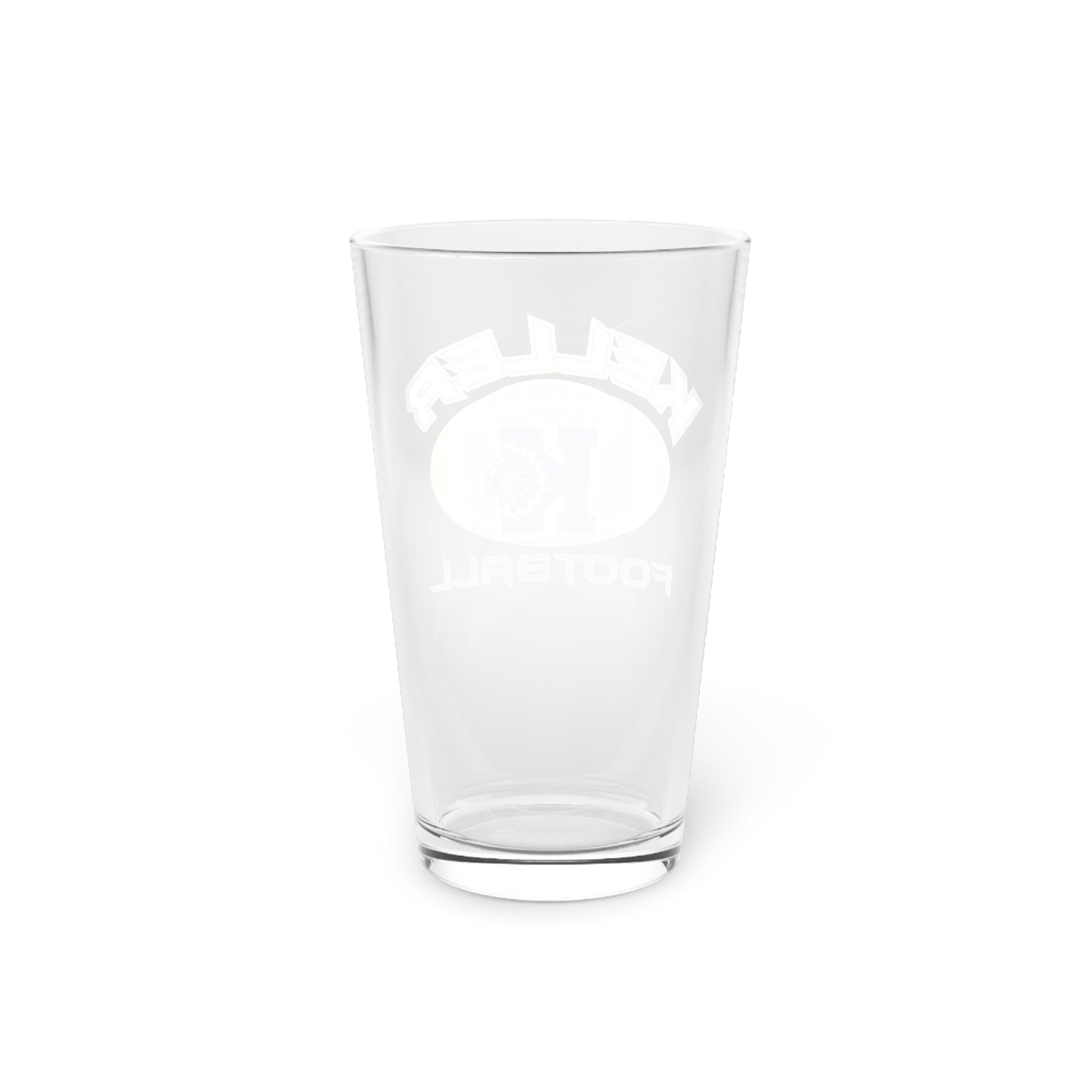 Keller Football Pint Glass