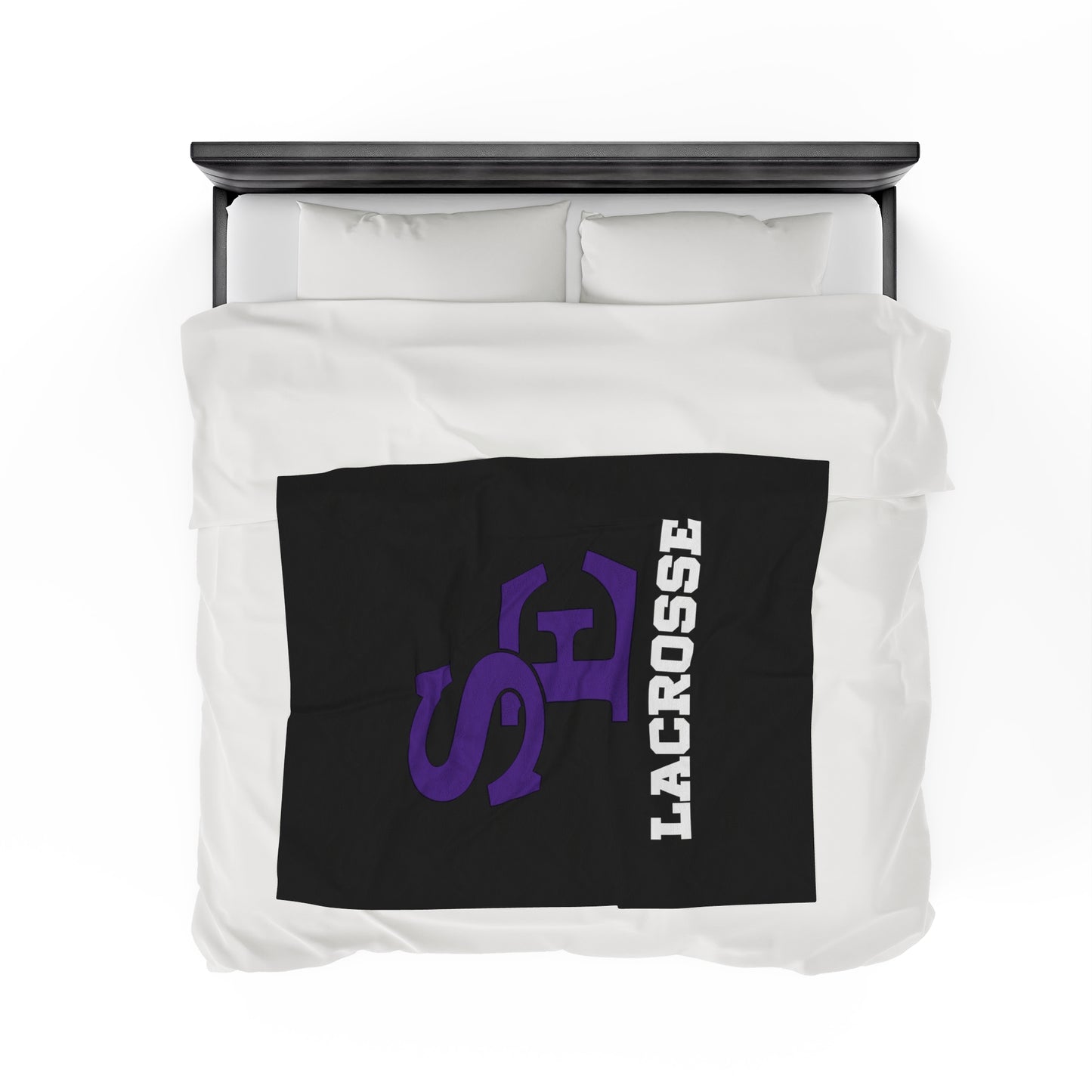 SE Lacrosse Velveteen Plush Blanket