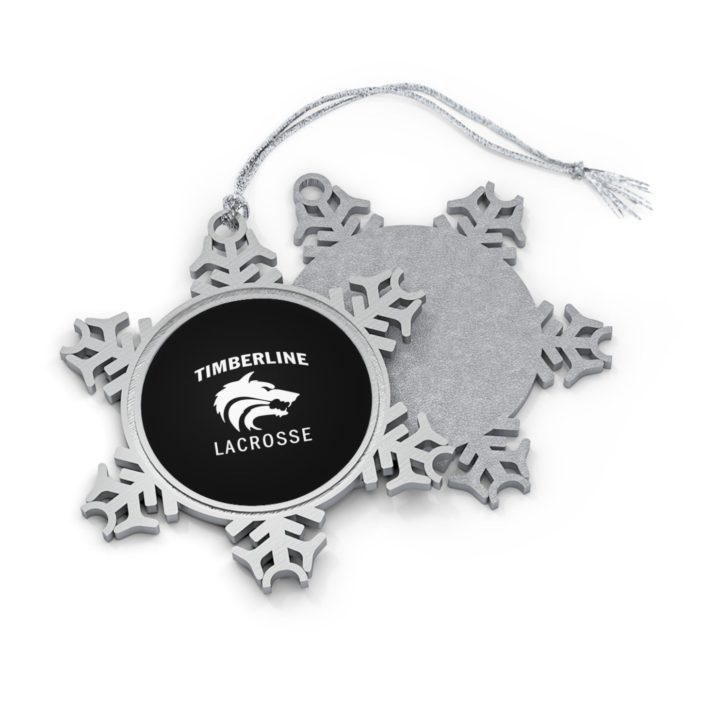 Timberline Lacrosse Pewter Snowflake Ornament