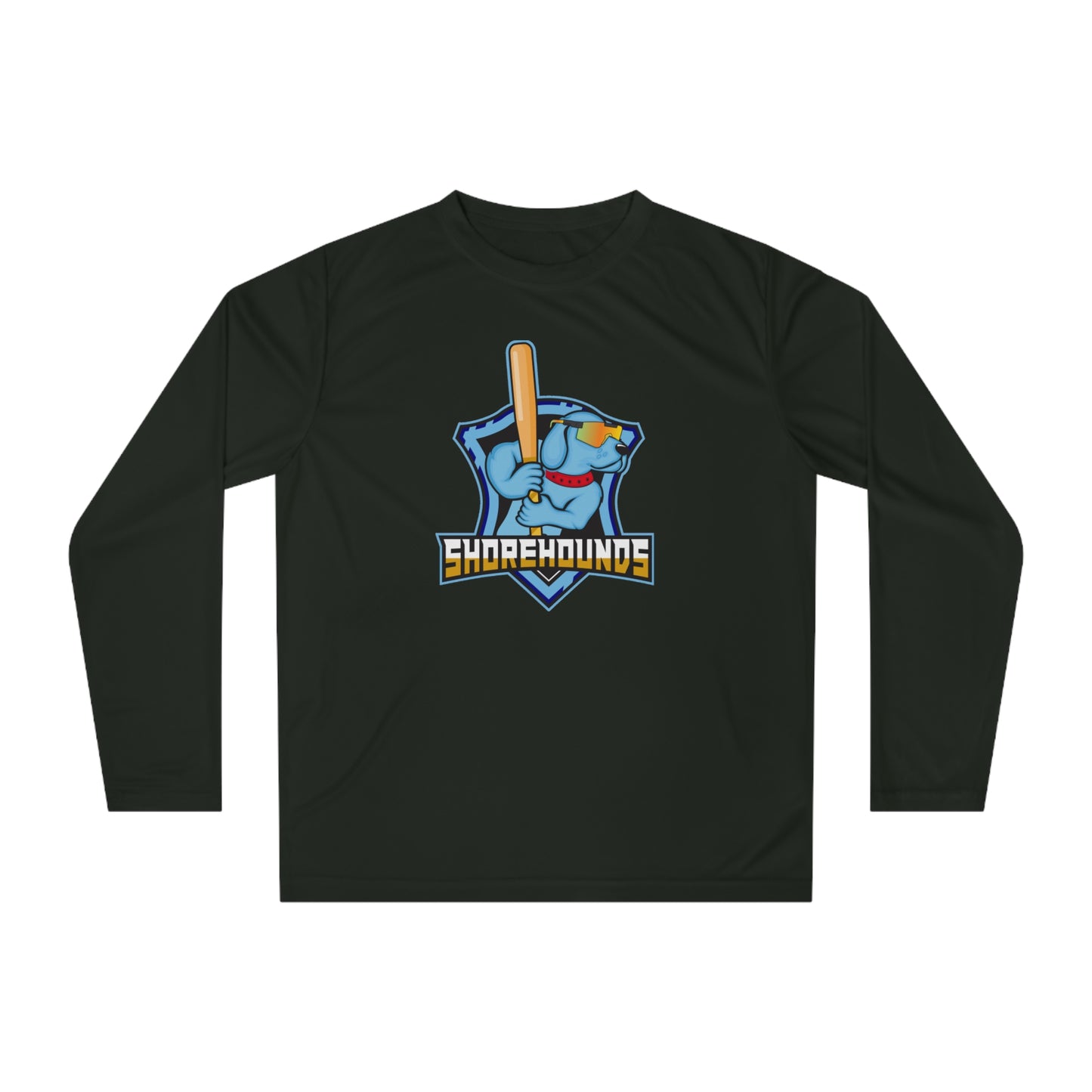 Adult Shorehounds Softball Team 365 Performance Long Sleeve Shirt