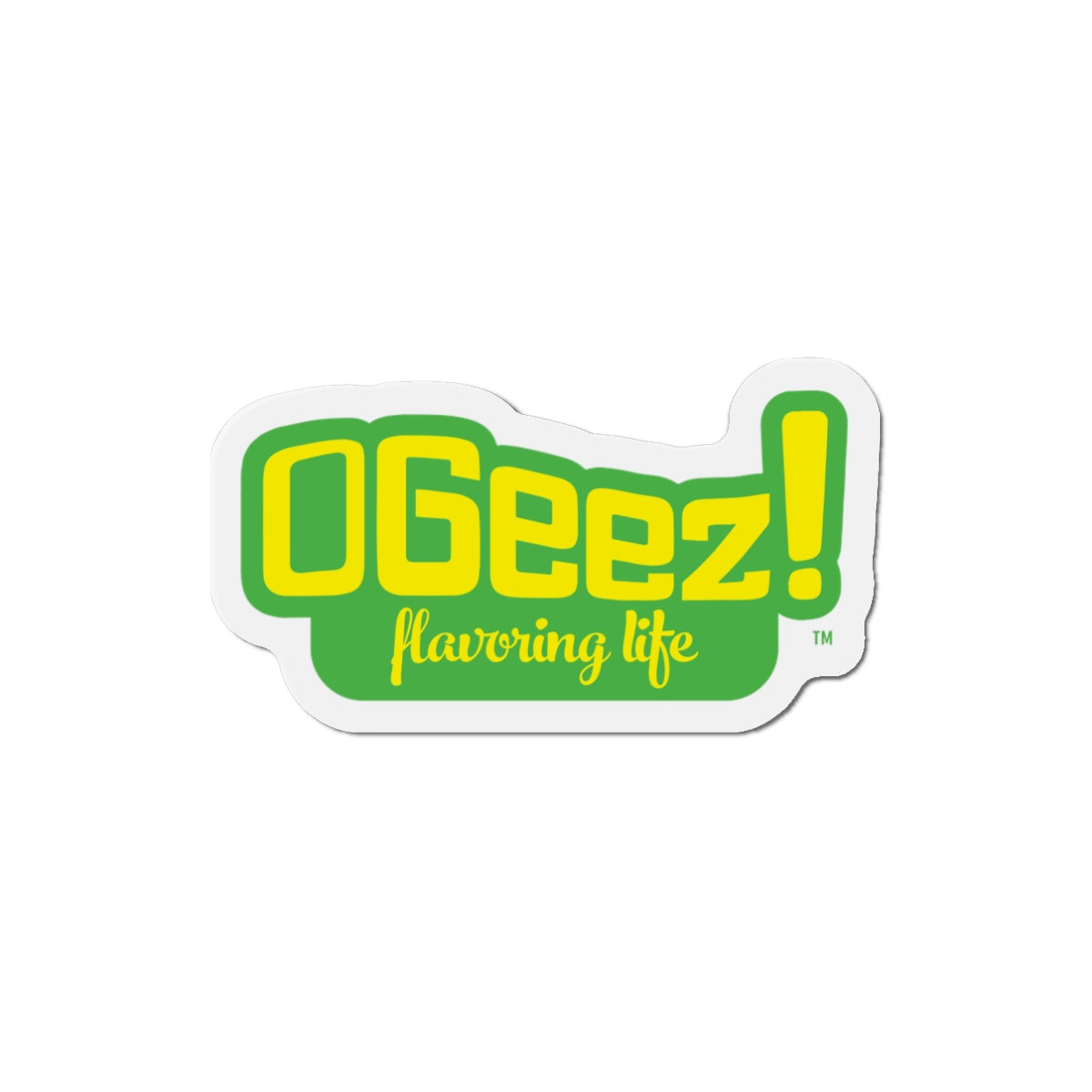 OGeez Die Cut Magnet