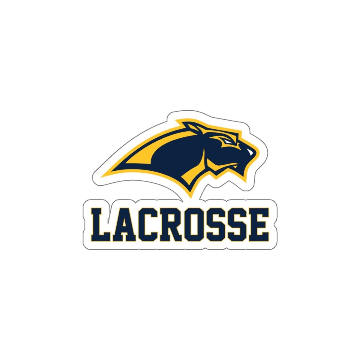 PJP Boy Lacrosse Die-Cut Sticker