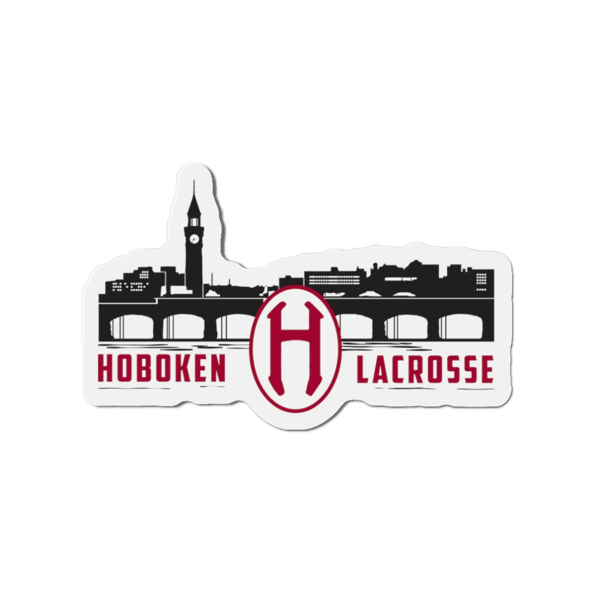 Hoboken Lacrosse Magnet