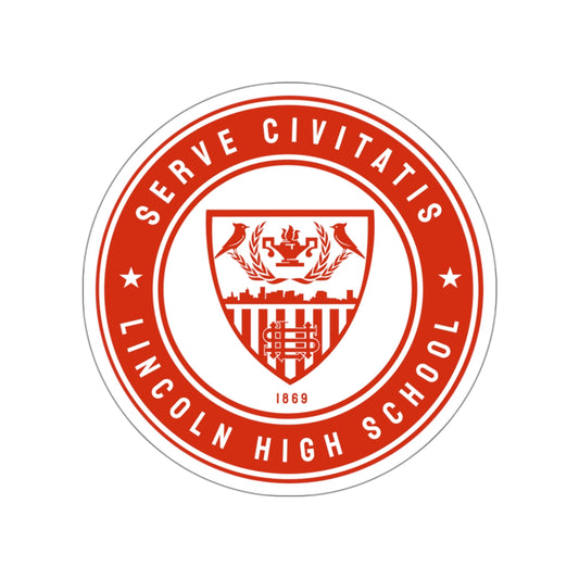 Lincoln Lacrosse Die-Cut Outdoor Sticker