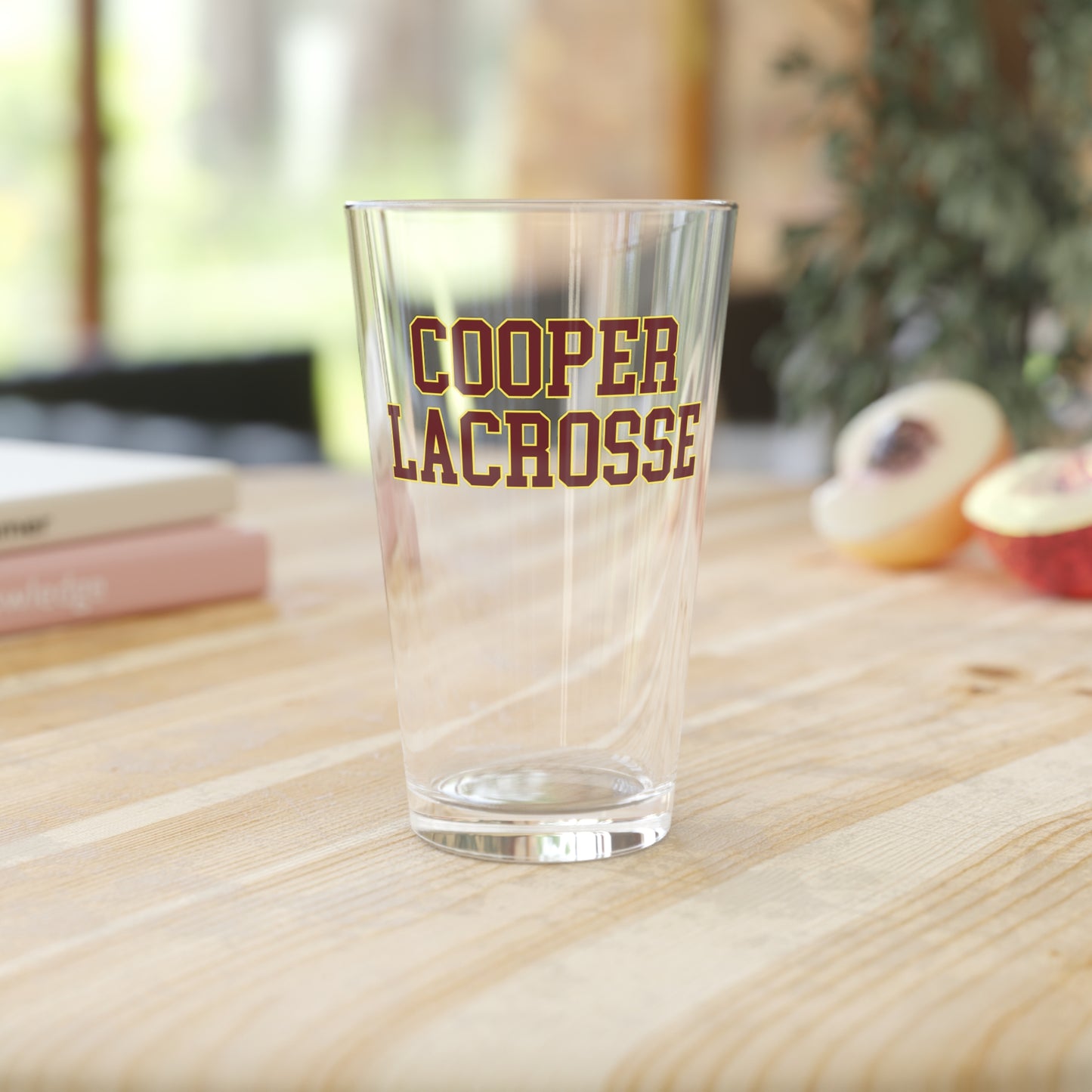 Cooper Lacrosse Pint Glass
