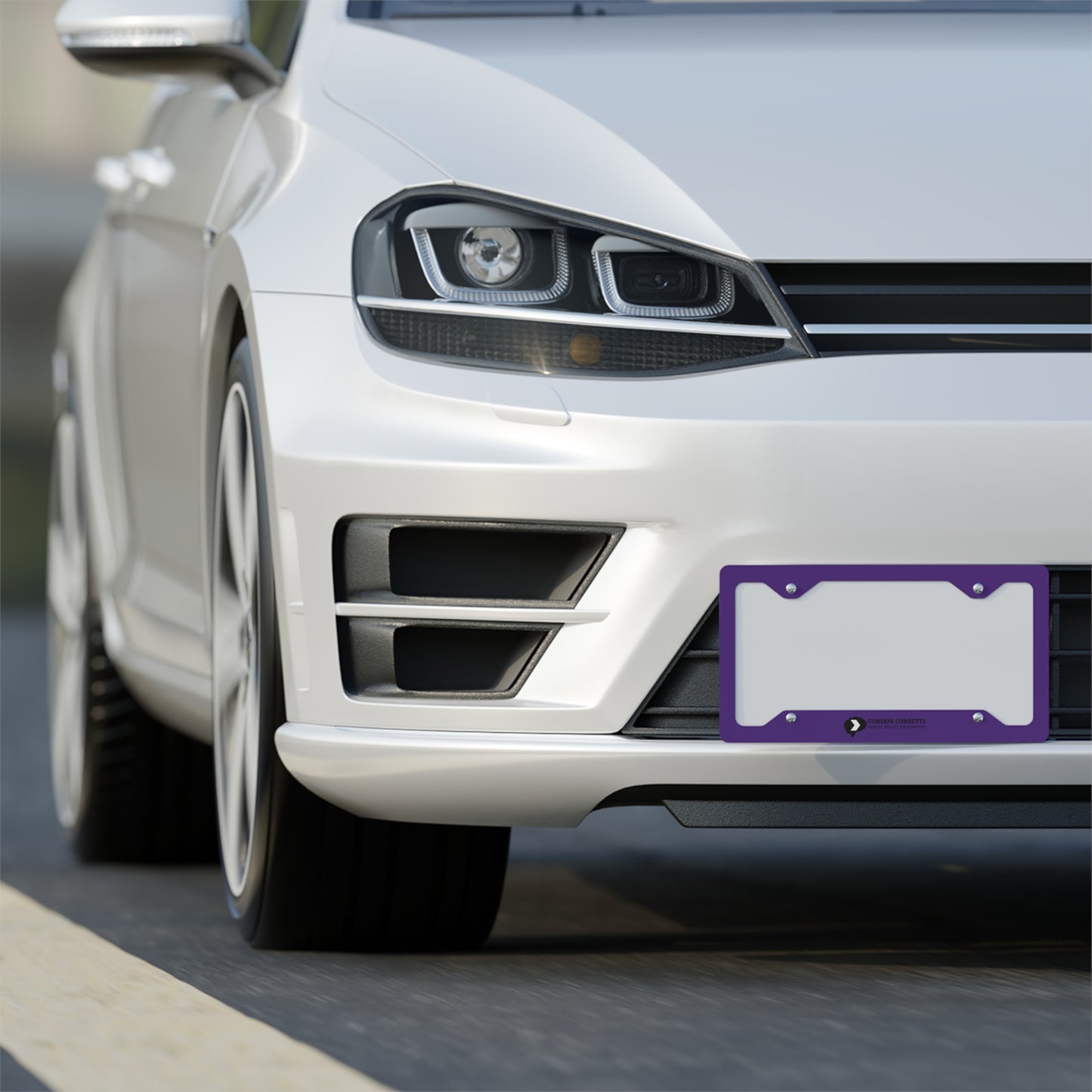 Mental Agility Metal License Plate Frame