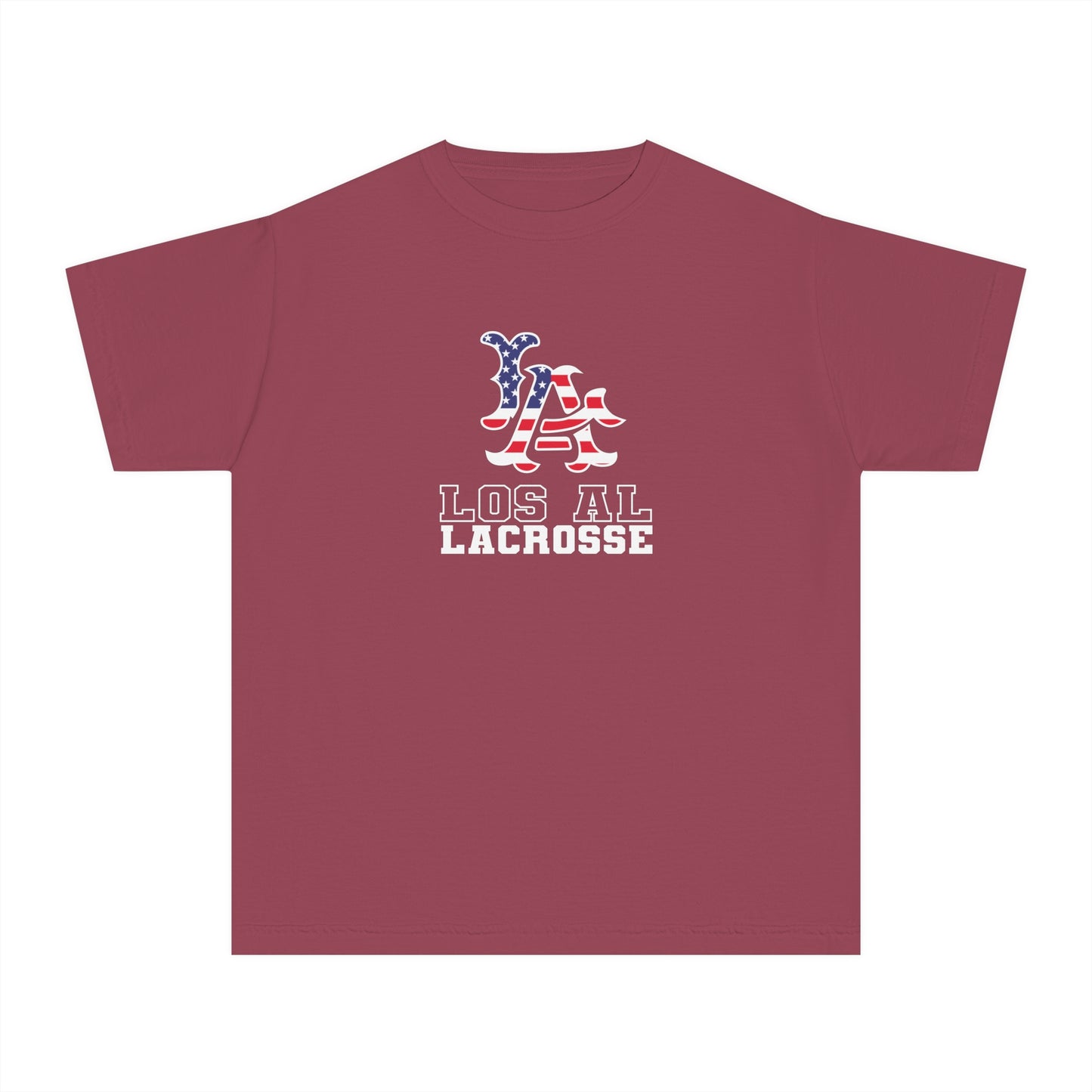 Youth LA Lacrosse Garment Dyed T-Shirt