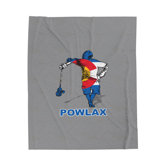 POWLAX Velveteen Plush Blanket