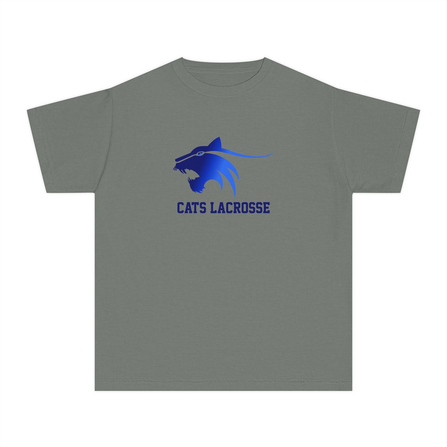 Youth Springdale Wildcats Lacrosse Comfort Colors Garment Dyed T-Shirt