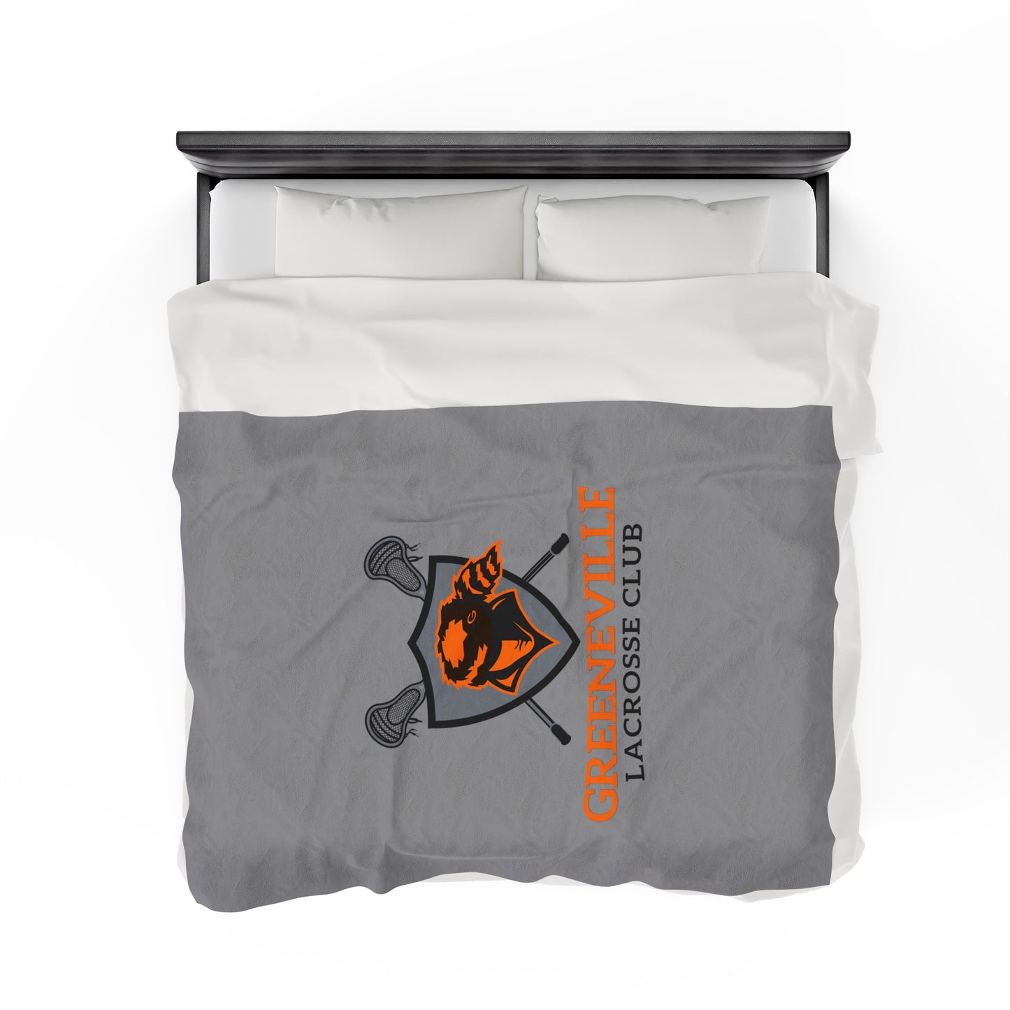 Greeneville Lacrosse Velveteen Plush Blanket