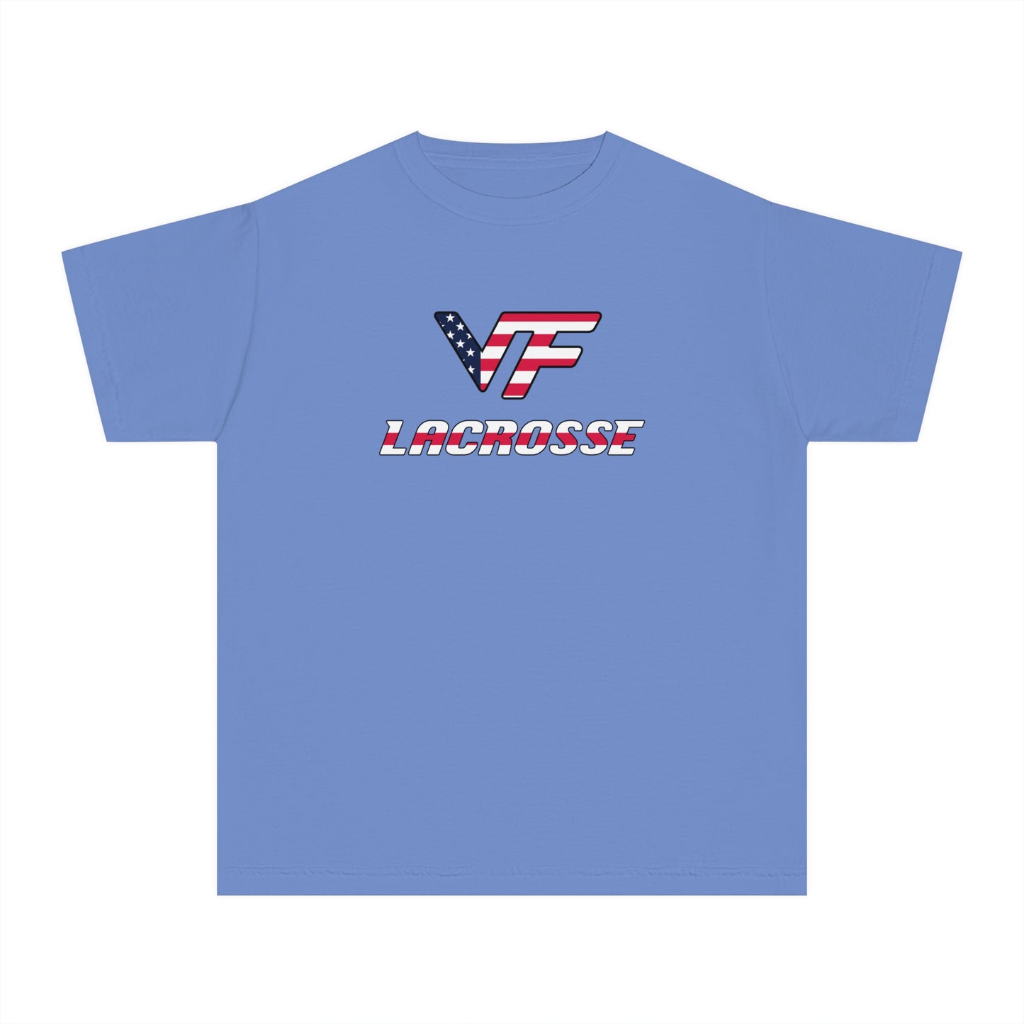 Youth Vallivue Lacrosse Garment Dyed T-Shirt