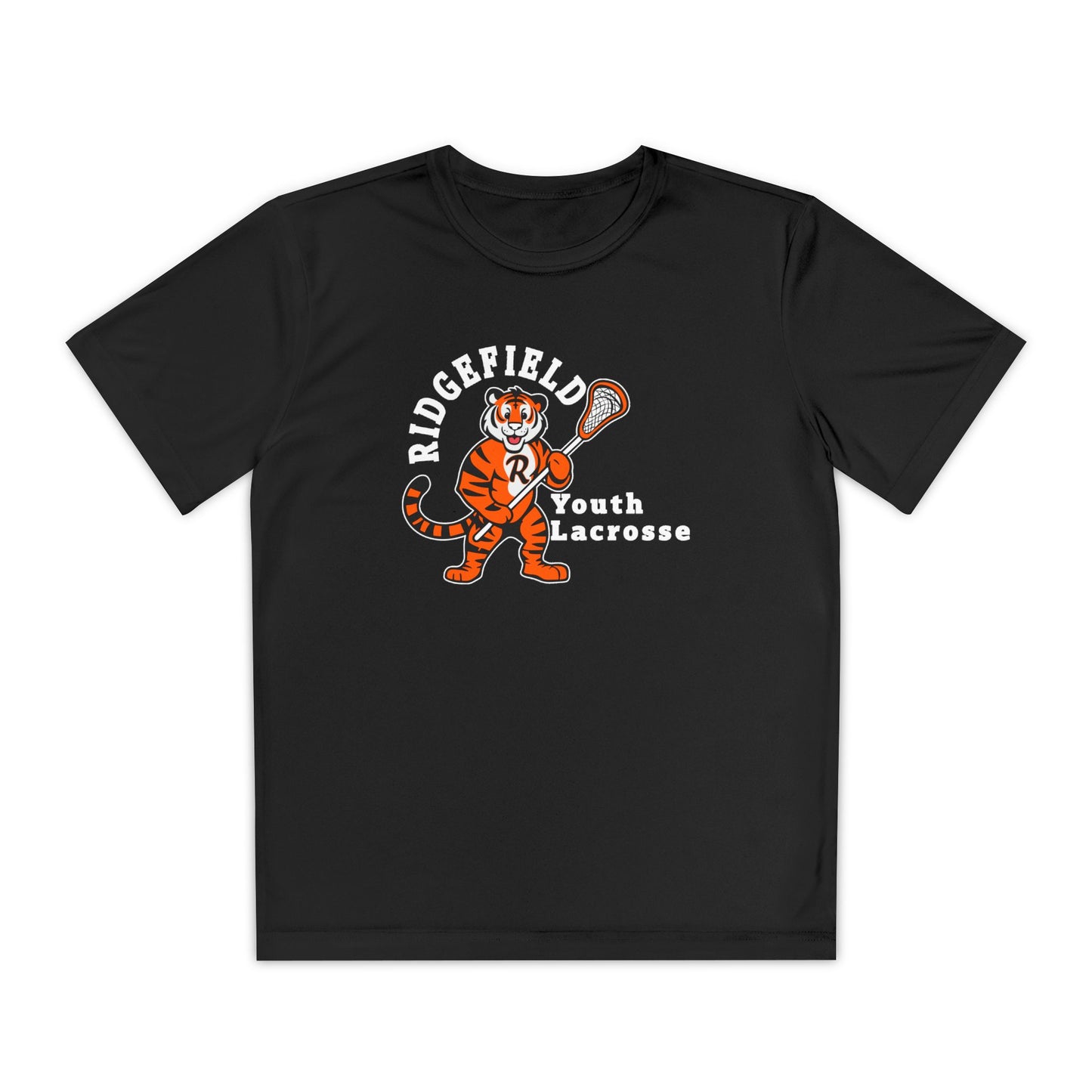 Youth Ridgefield Lacrosse Sport-Tek Performance T-Shirt