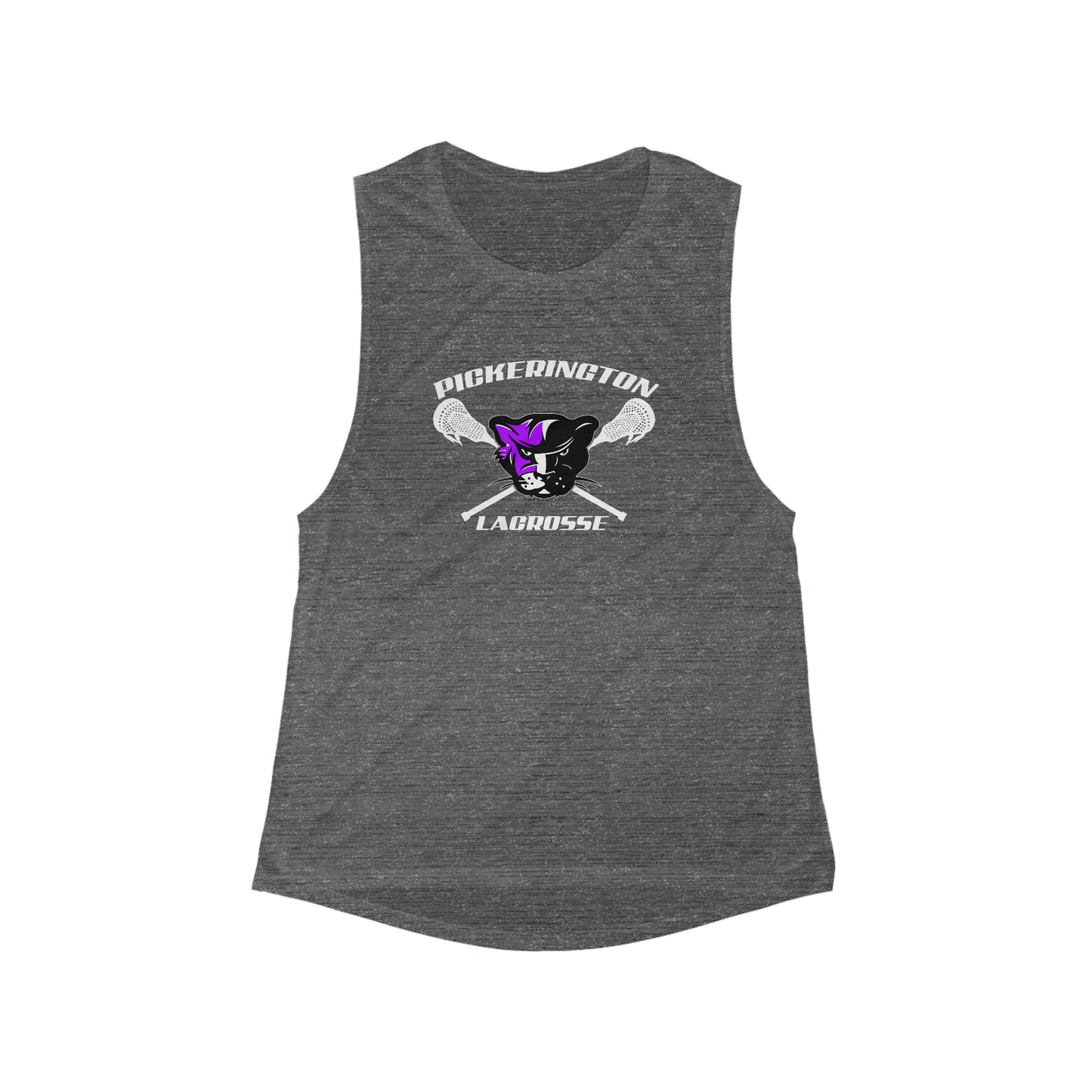 Women's LaxCats Bella + Canvas Flowy Scoop Sport Tank