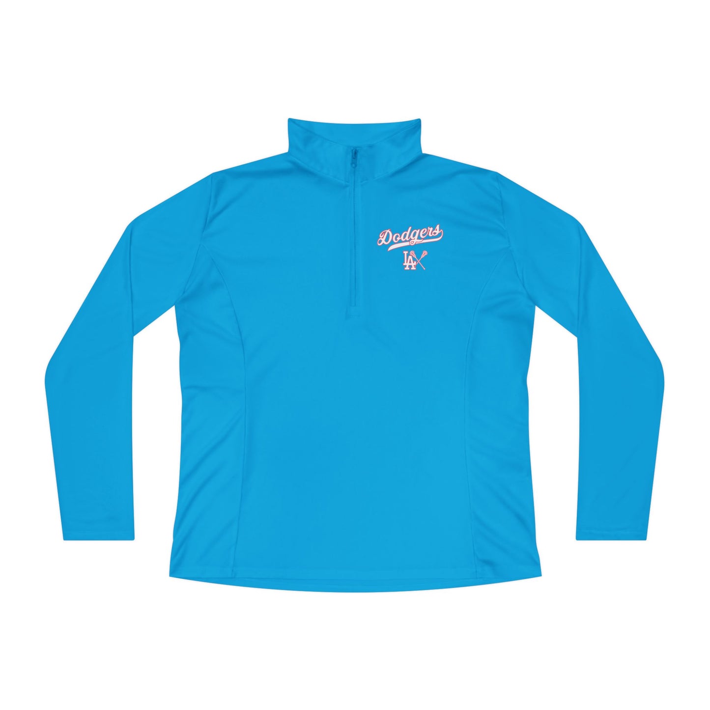 Women's Dodgers Sport-Tek Quarter-Zip Pullover