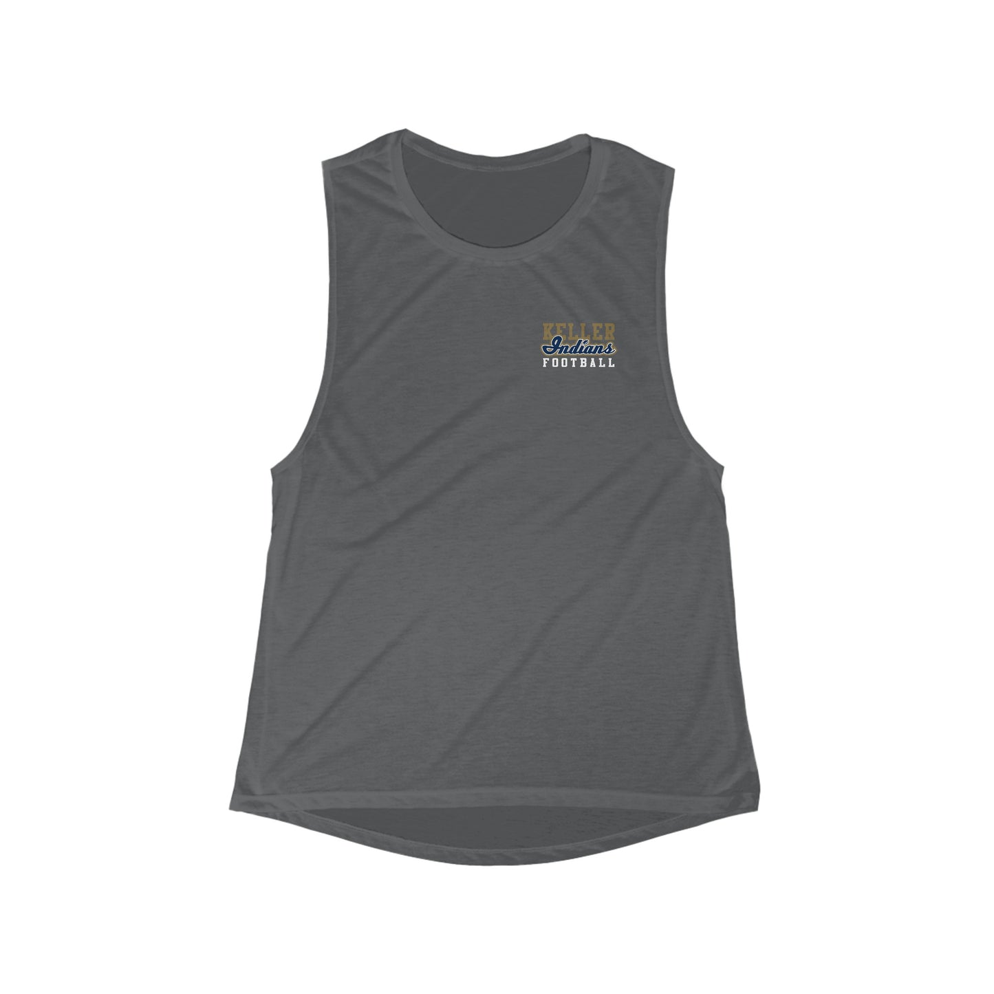 Women's Keller Football Flowy Scoop Muscle Tank