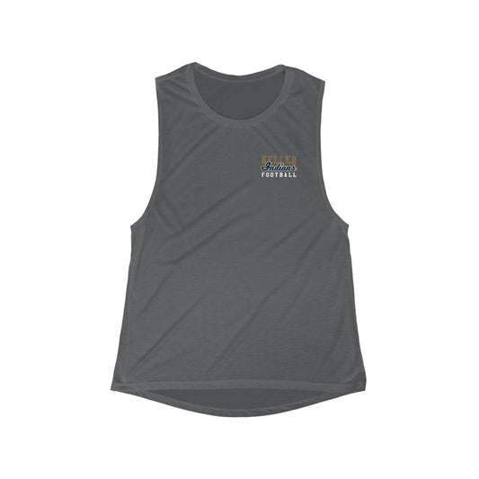 Women's Keller Football Flowy Scoop Muscle Tank
