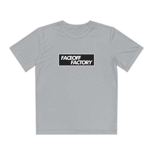 Youth Faceoff Factory Sport-Tek Performance T-shirt