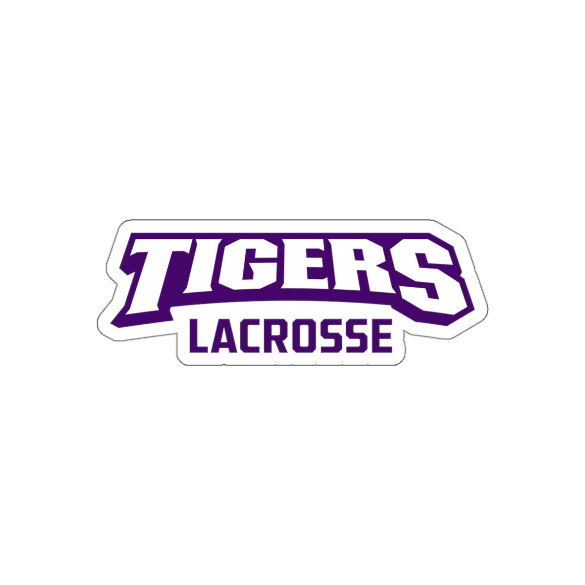 Tiger Lax Die-Cut Stickers (3-Pack)