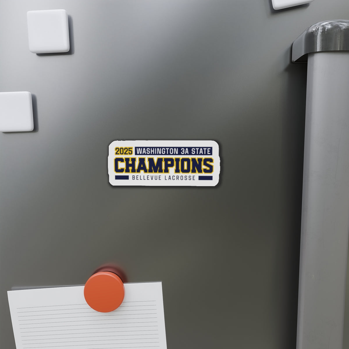 Bellevue Lacrosse Die-Cut Magnet