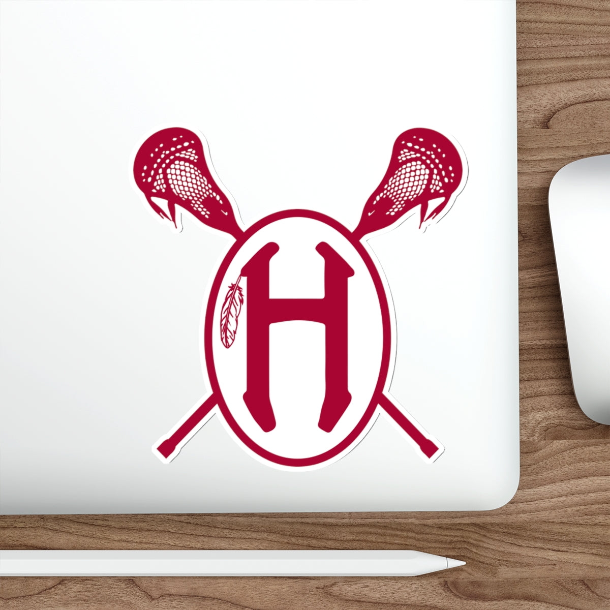 Hoboken Lacrosse Die-Cut Sticker
