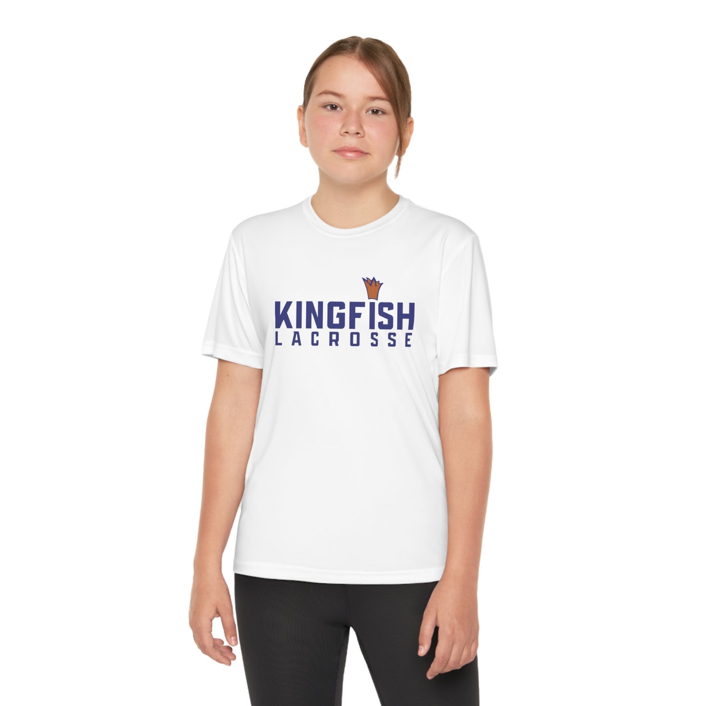 Youth Kingfish Lacrosse Sport-Tek Performance T-shirt