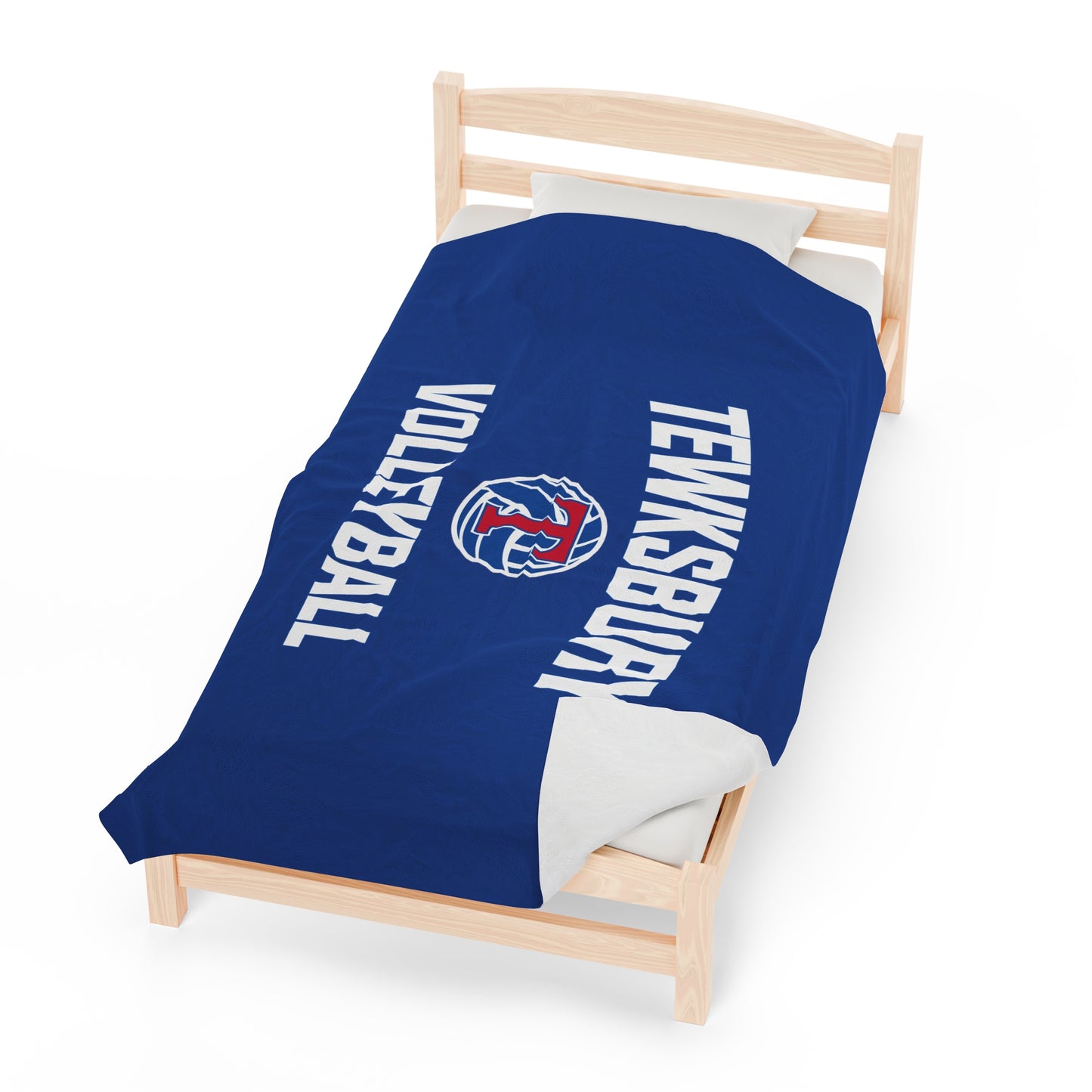 Tewksbury Volleyball Velveteen Plush Blanket (60" x 80")