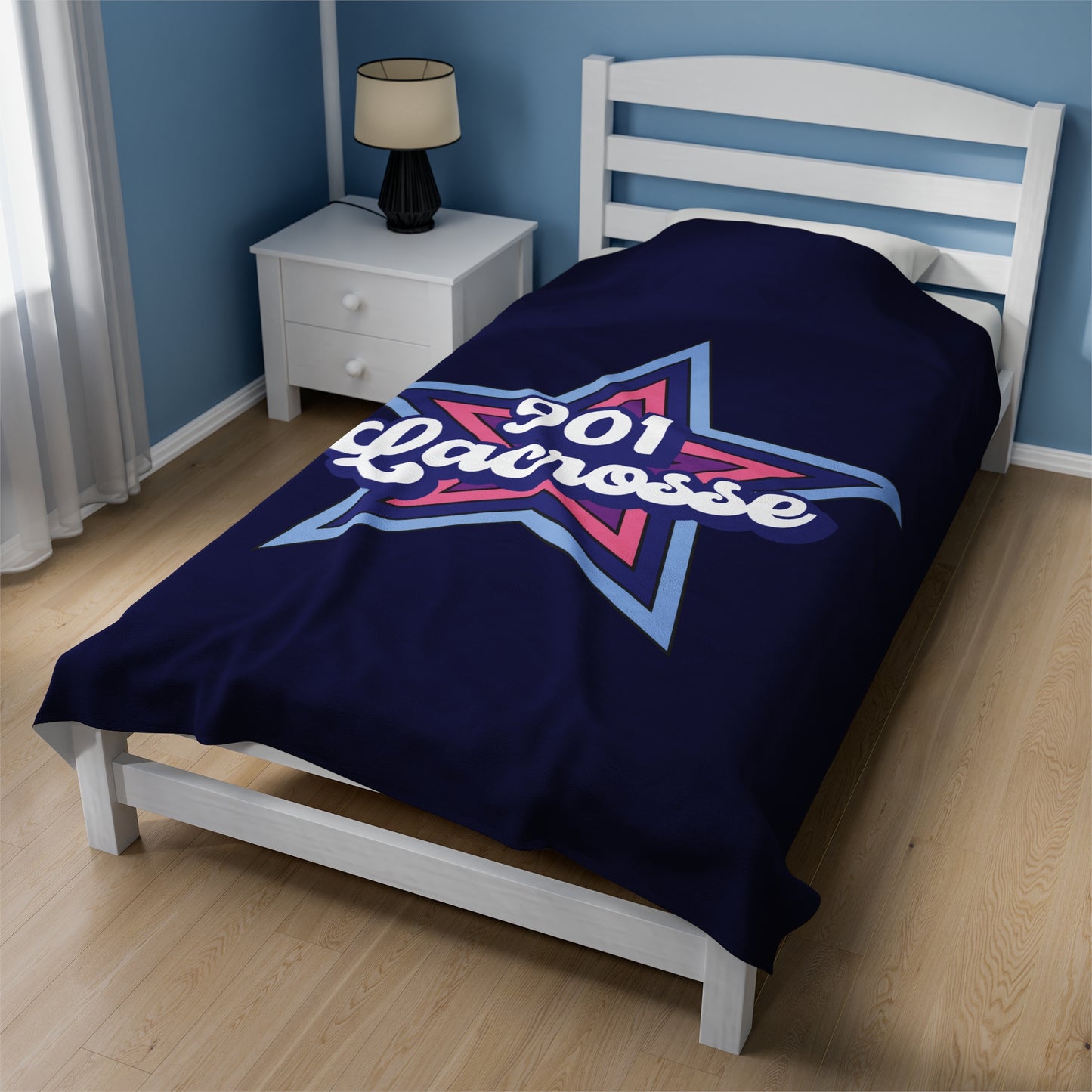 Stars 901 Lacrosse Velveteen Plush Blanket