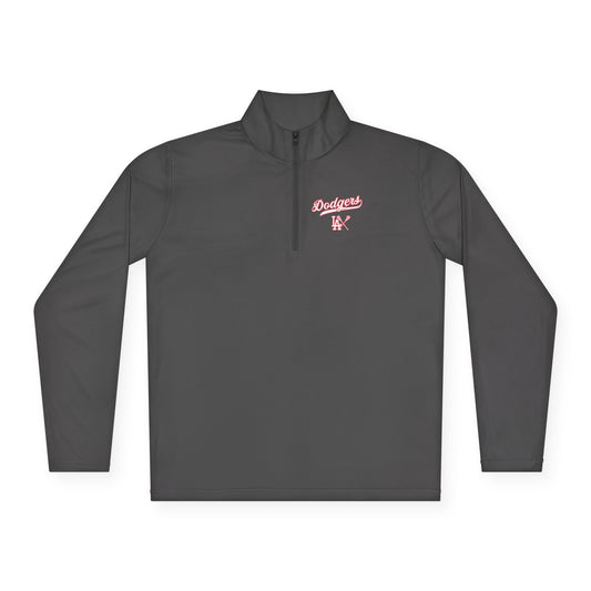 Adult Dodgers Sport-Tek Quarter-Zip Pullover
