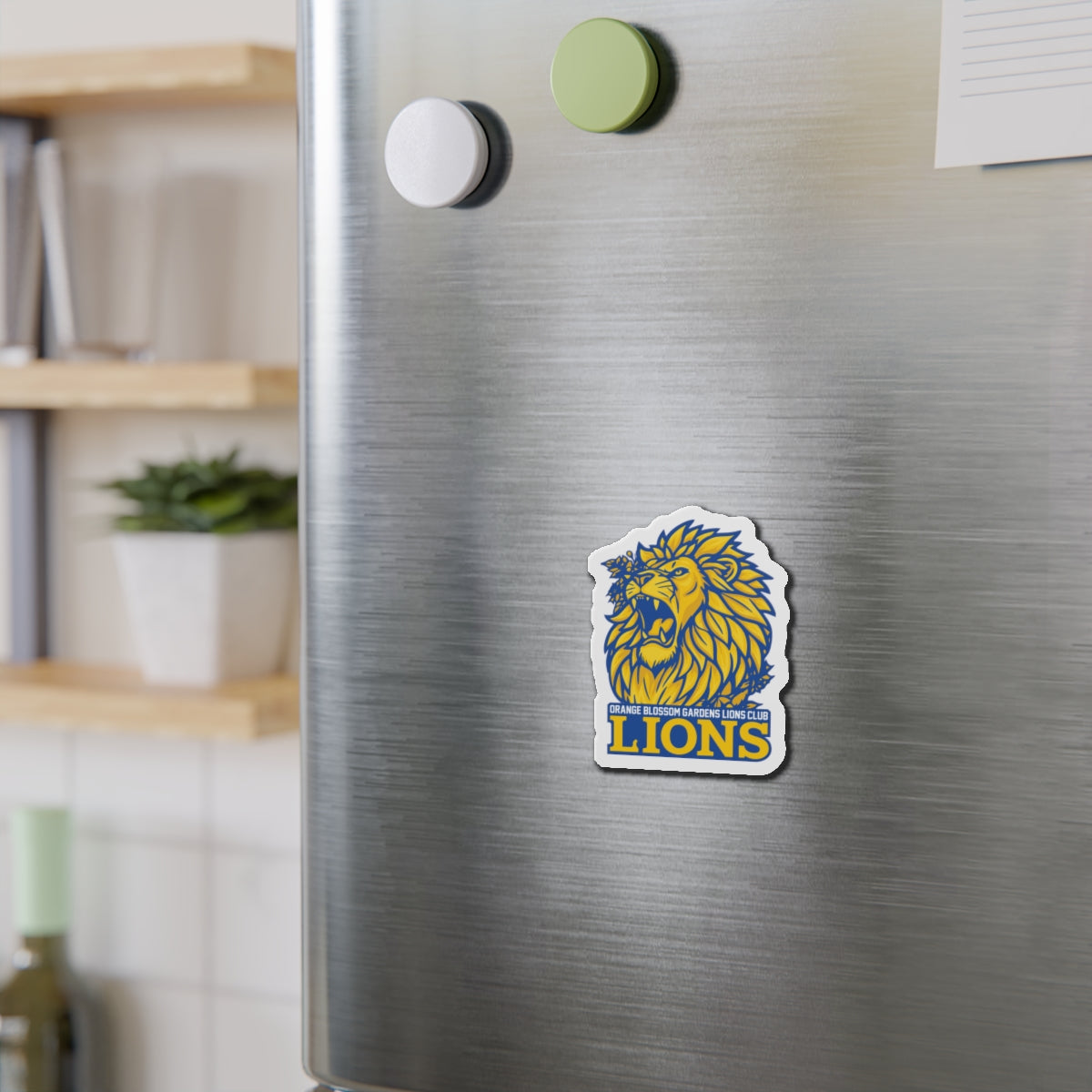 Lions Die-Cut Magnet