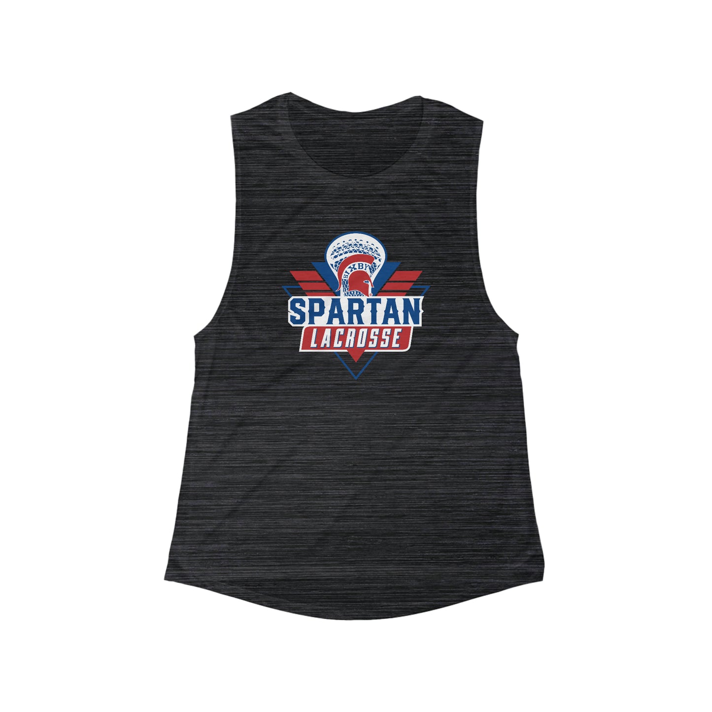 Women's Bixby Spartan Lacrosse Bella + Canvas Flowy Scoop Sport Tank