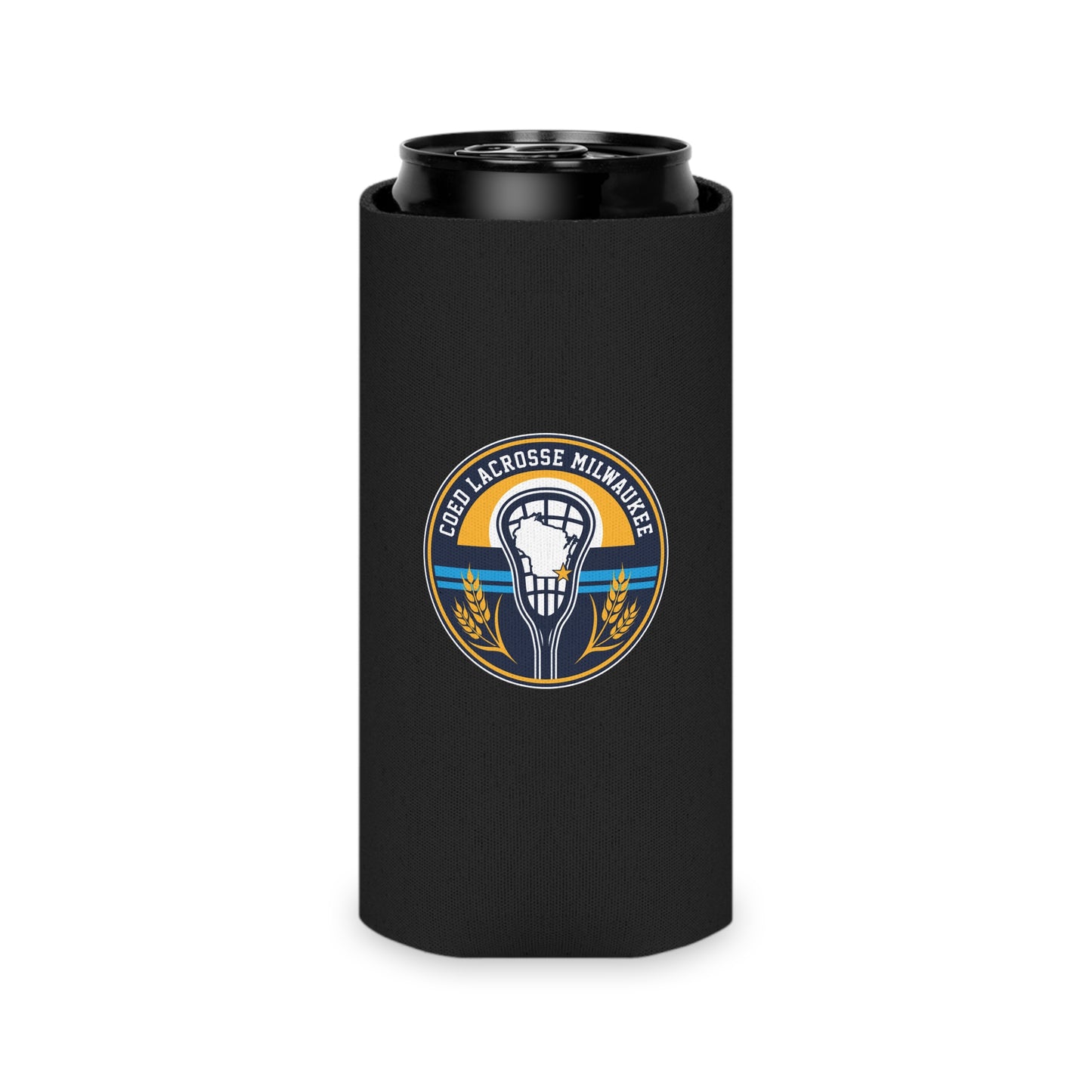 Milwaukee Coed Lacrosse Club Can Cooler 3-pack