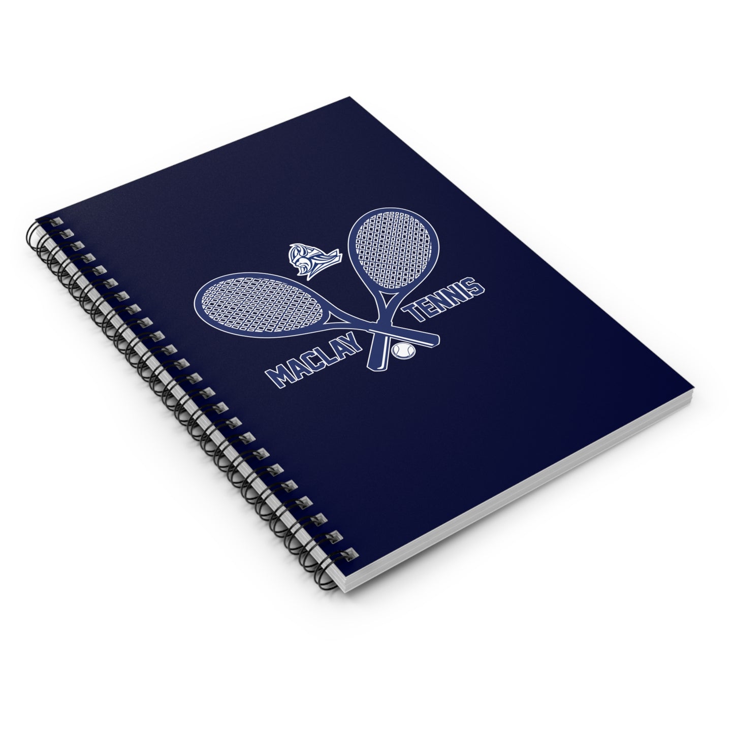 Maclay Tennis Spiral Notebook - Ruled Line (8" x 6")